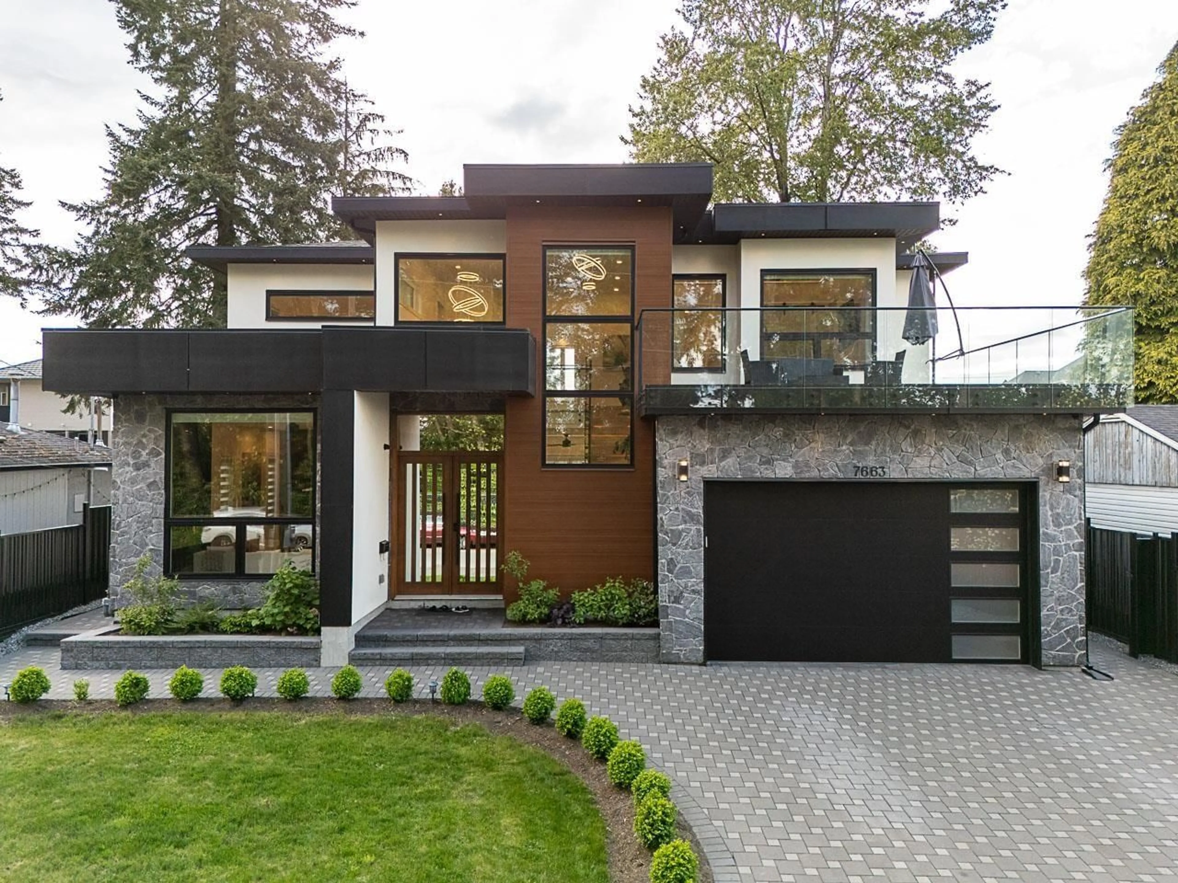 Home with brick exterior material, street for 7663 127, Surrey British Columbia V3W4B1