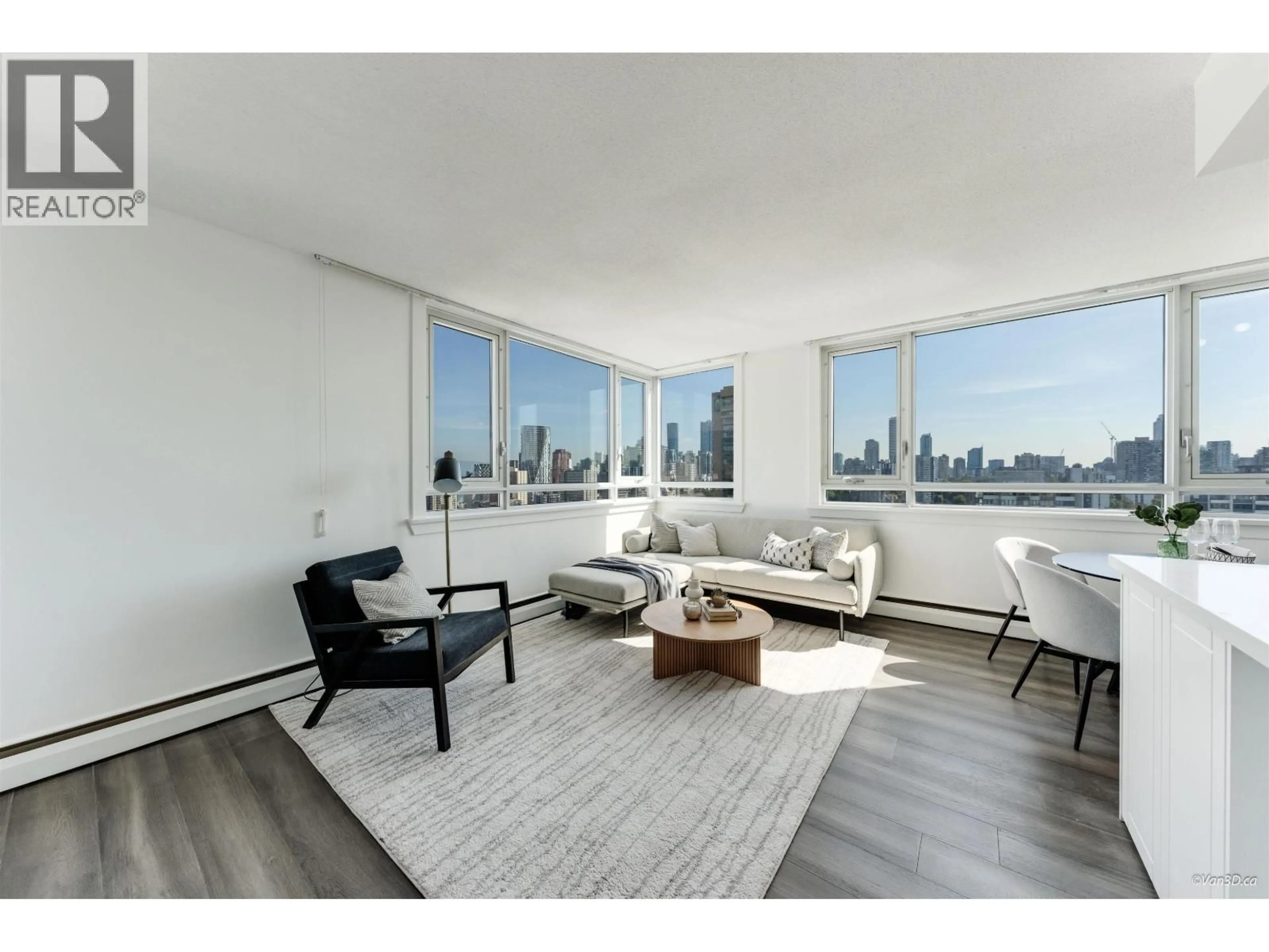 Living room with furniture, unknown for 2407 - 1850 COMOX STREET, Vancouver British Columbia V6G1R3