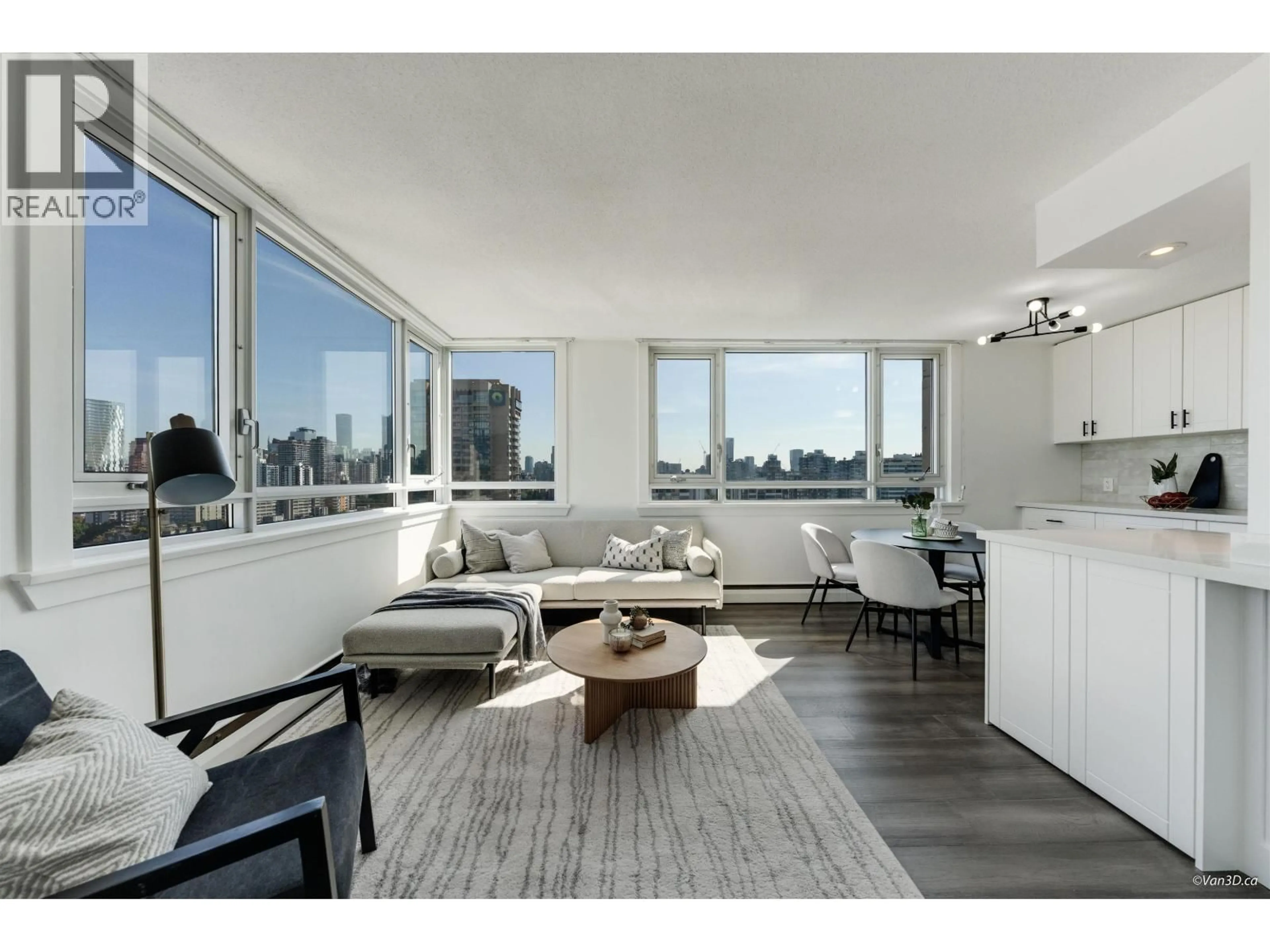 Living room with furniture, unknown for 2407 - 1850 COMOX STREET, Vancouver British Columbia V6G1R3