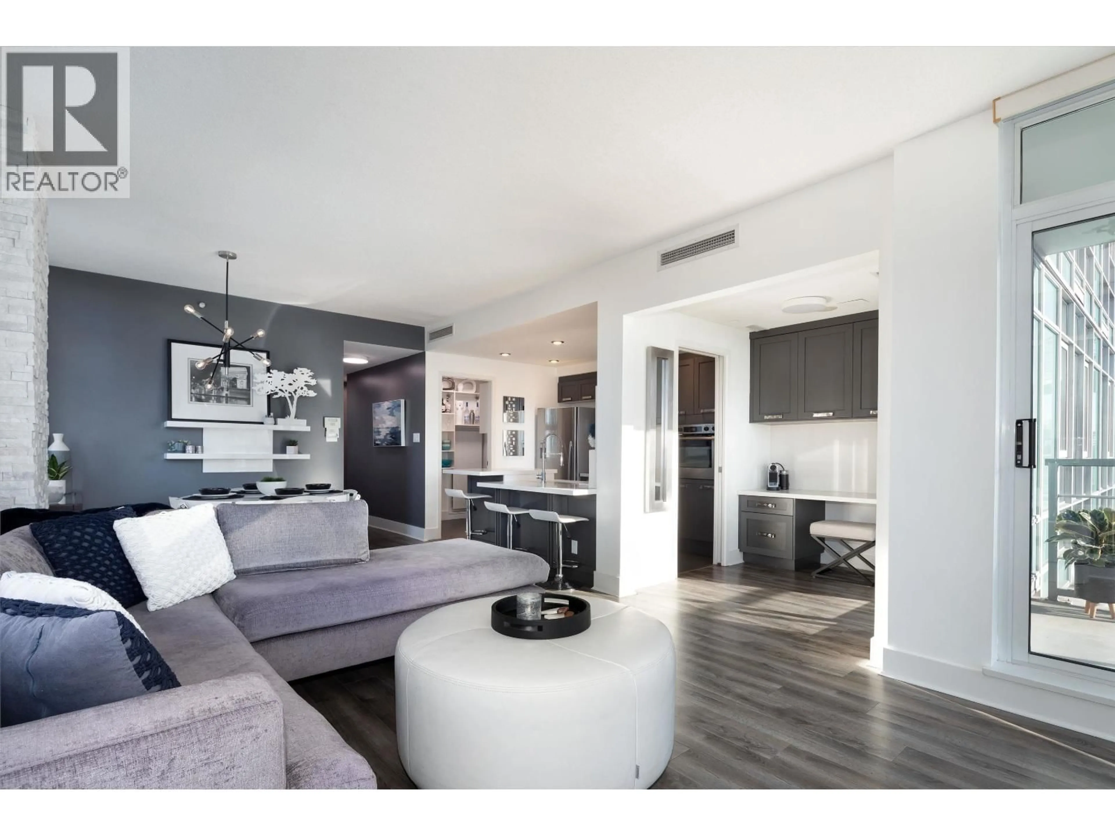 Living room with furniture, unknown for 506 - 1483 HOMER STREET, Vancouver British Columbia V6Z3C7