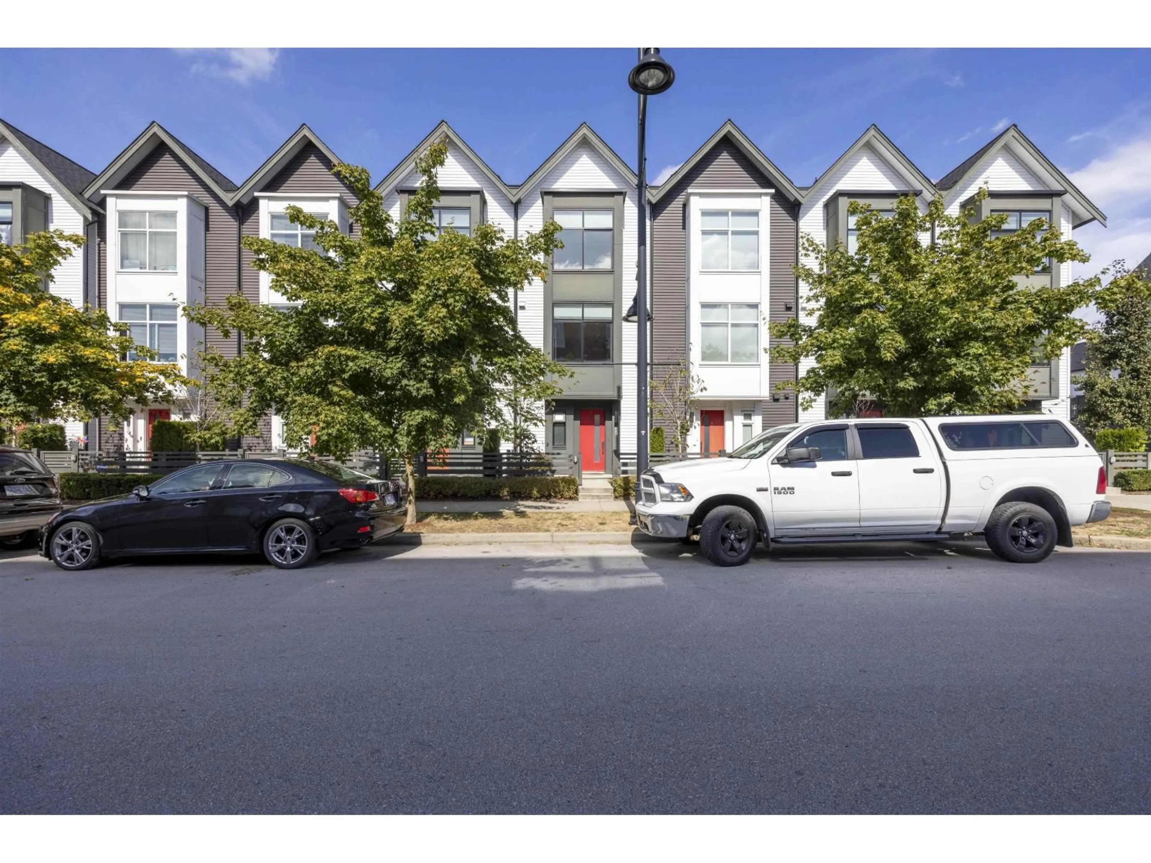 A pic from outside/outdoor area/front of a property/back of a property/a pic from drone, street for 89 - 17555 57A, Surrey British Columbia V3S7V2