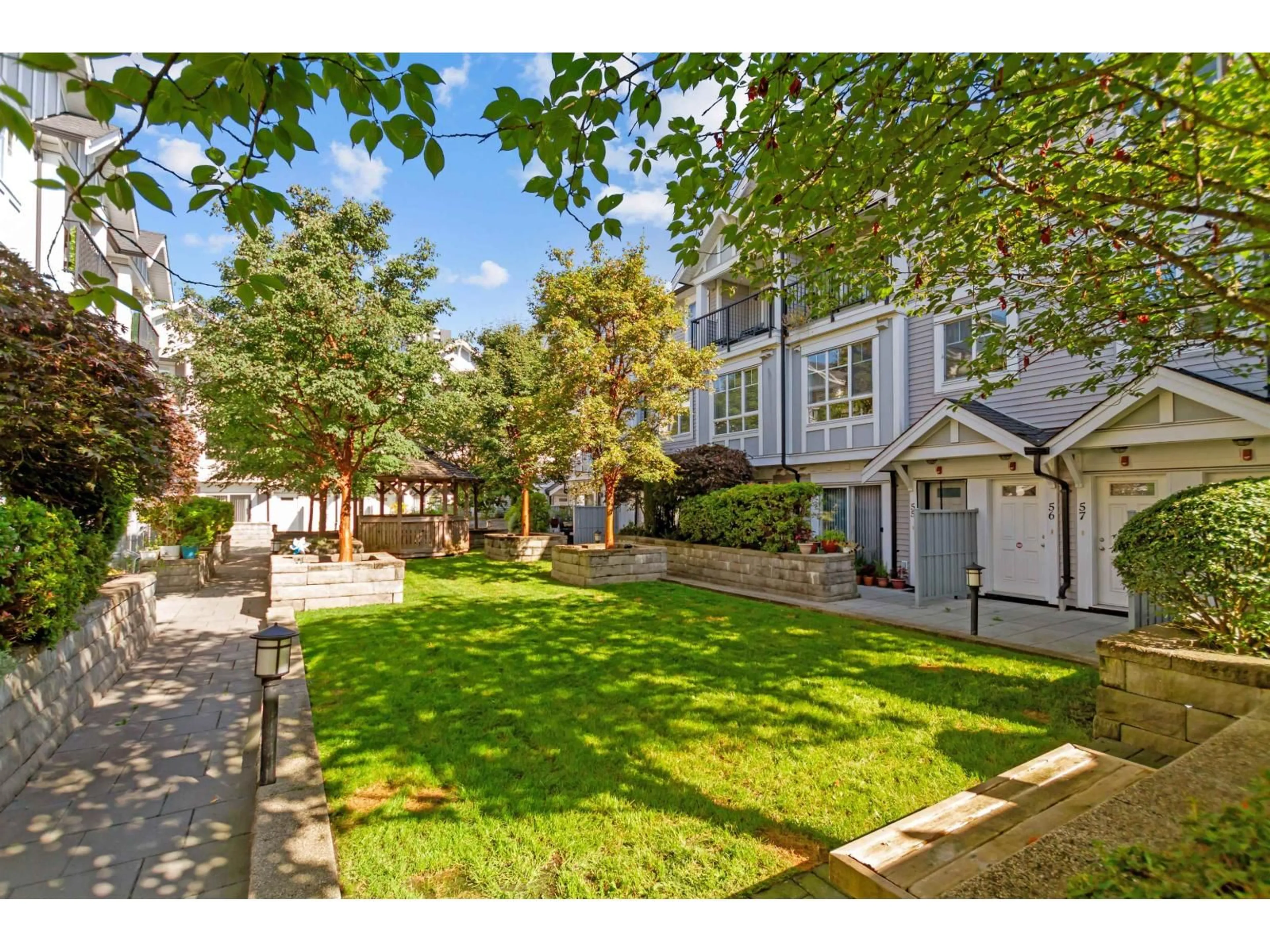 A pic from outside/outdoor area/front of a property/back of a property/a pic from drone, street for 31 - 13239 OLD YALE, Surrey British Columbia V3T3C5