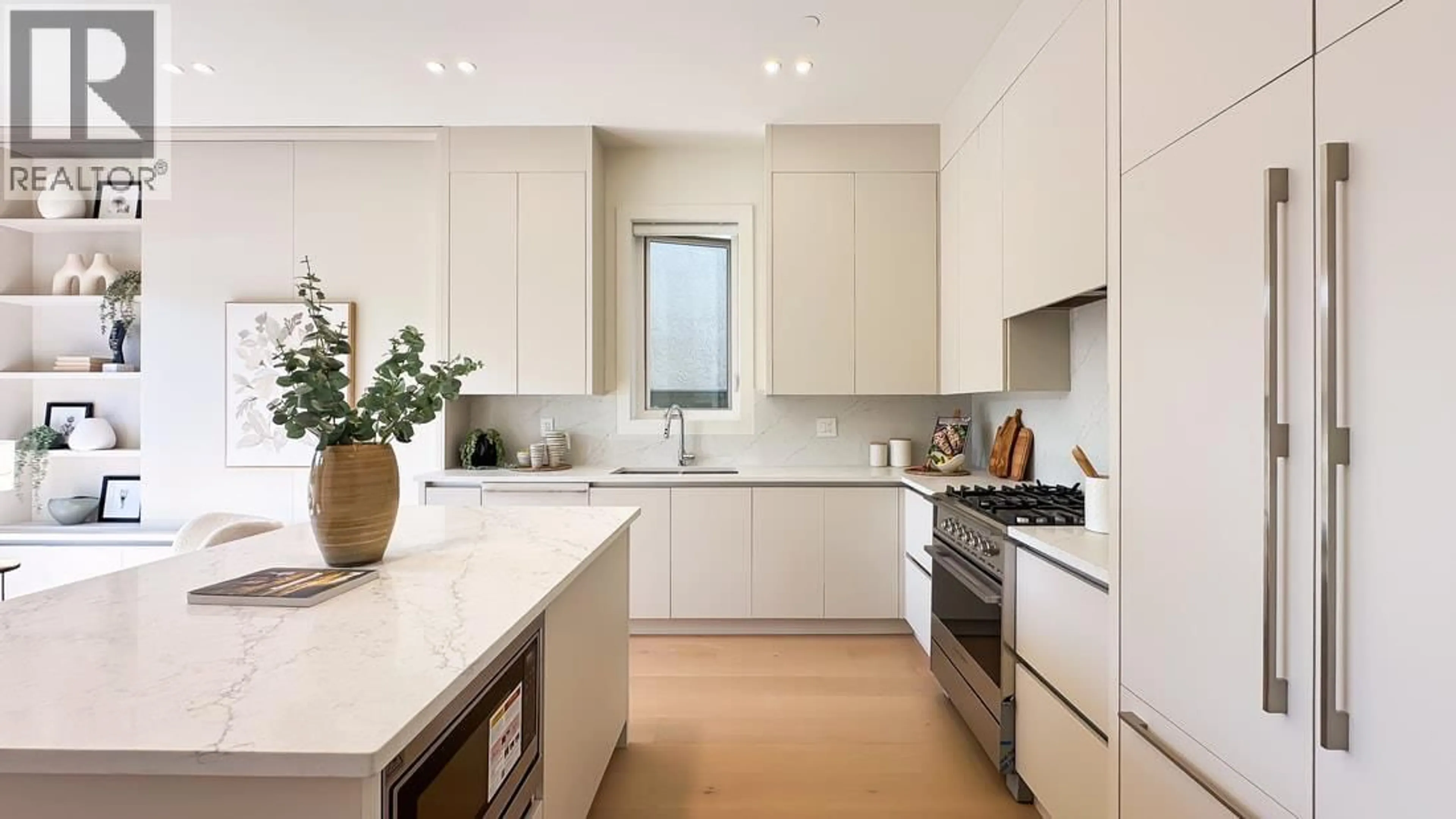 Contemporary kitchen, ceramic/tile floor for 2919 CHARLES STREET, Vancouver British Columbia V5K3B1