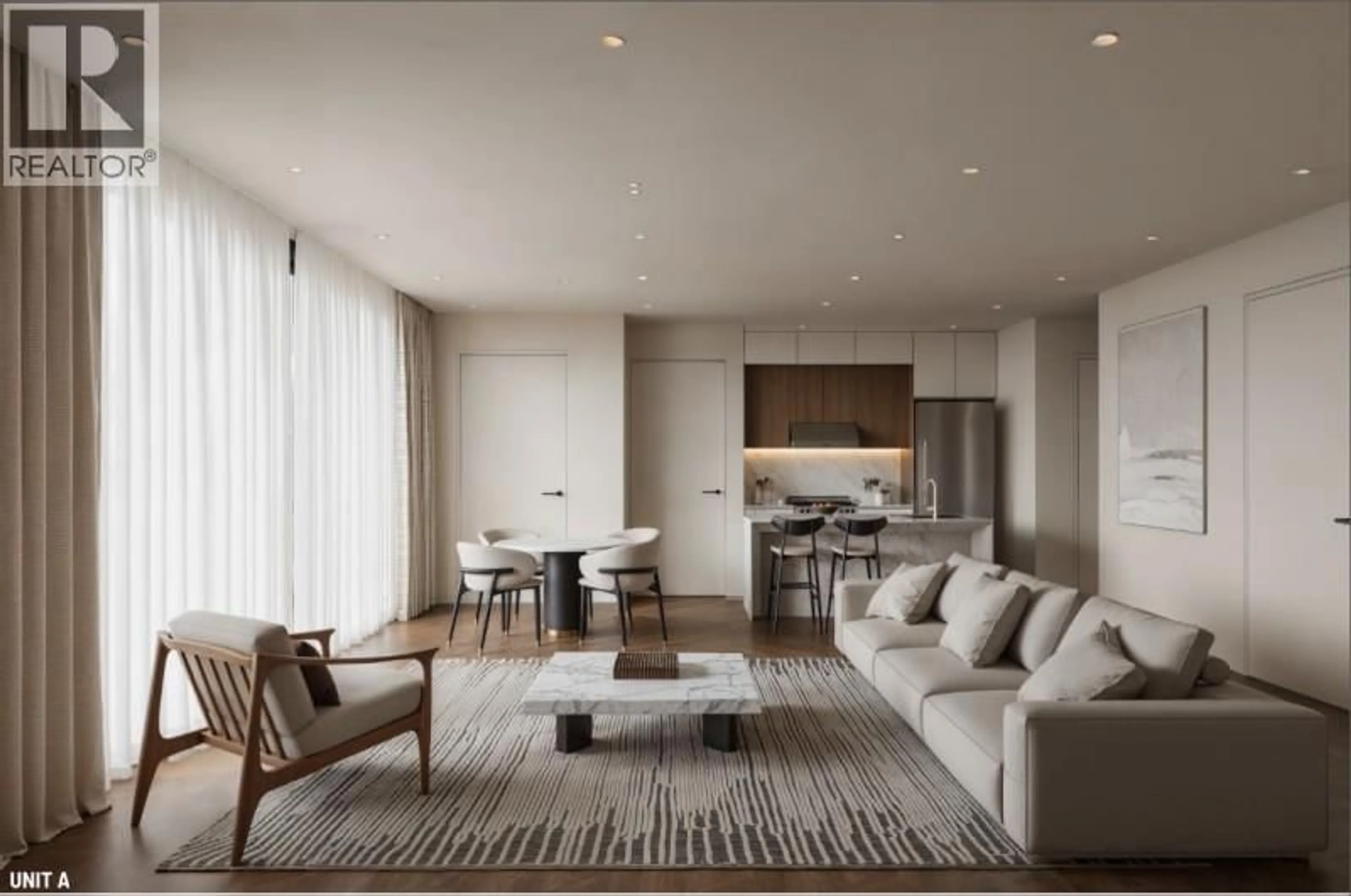 Living room with furniture, unknown for 102 - 4202 ASH STREET, Vancouver British Columbia V5Z4R5