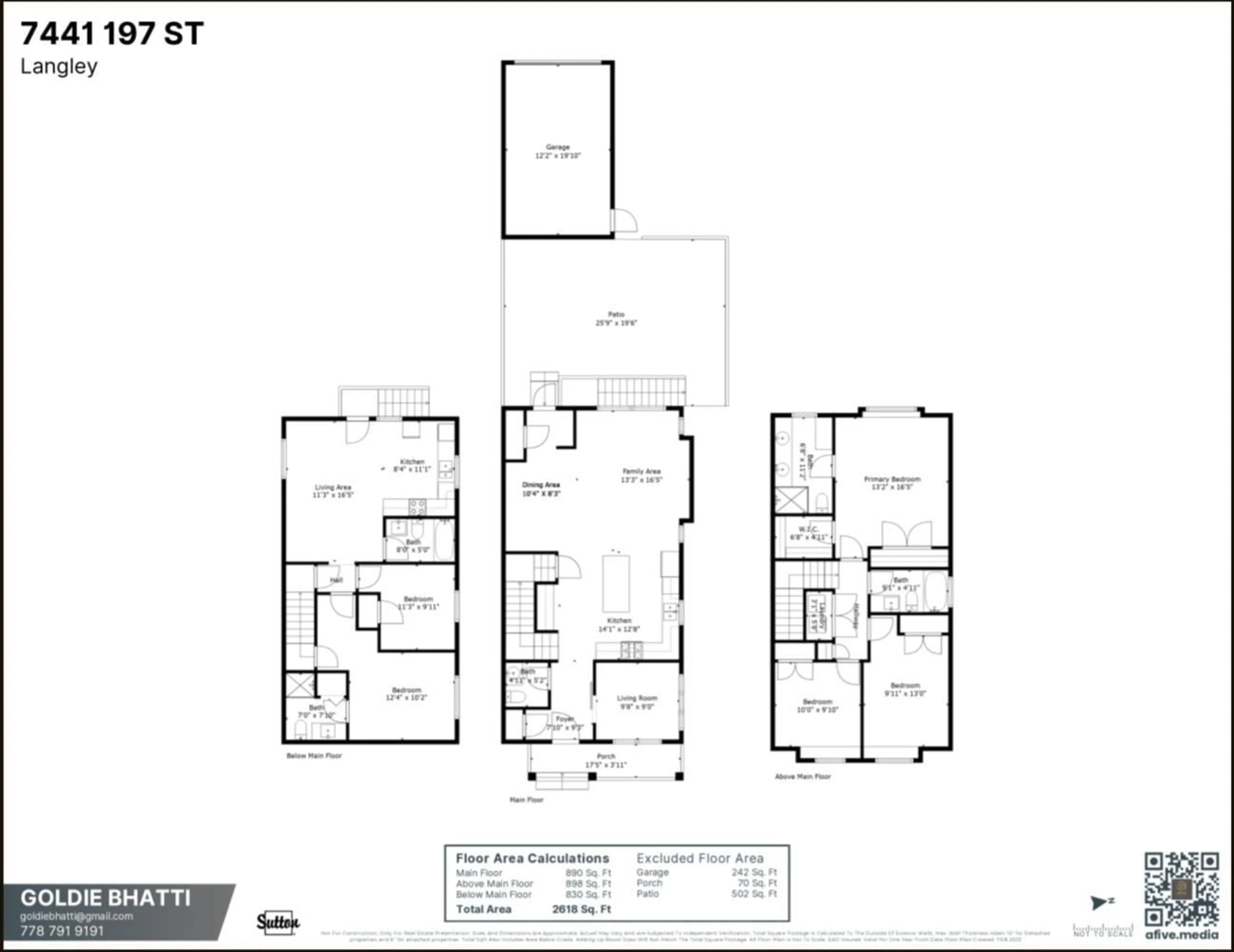Floor plan for 7441 197, Langley British Columbia V2Y3R6