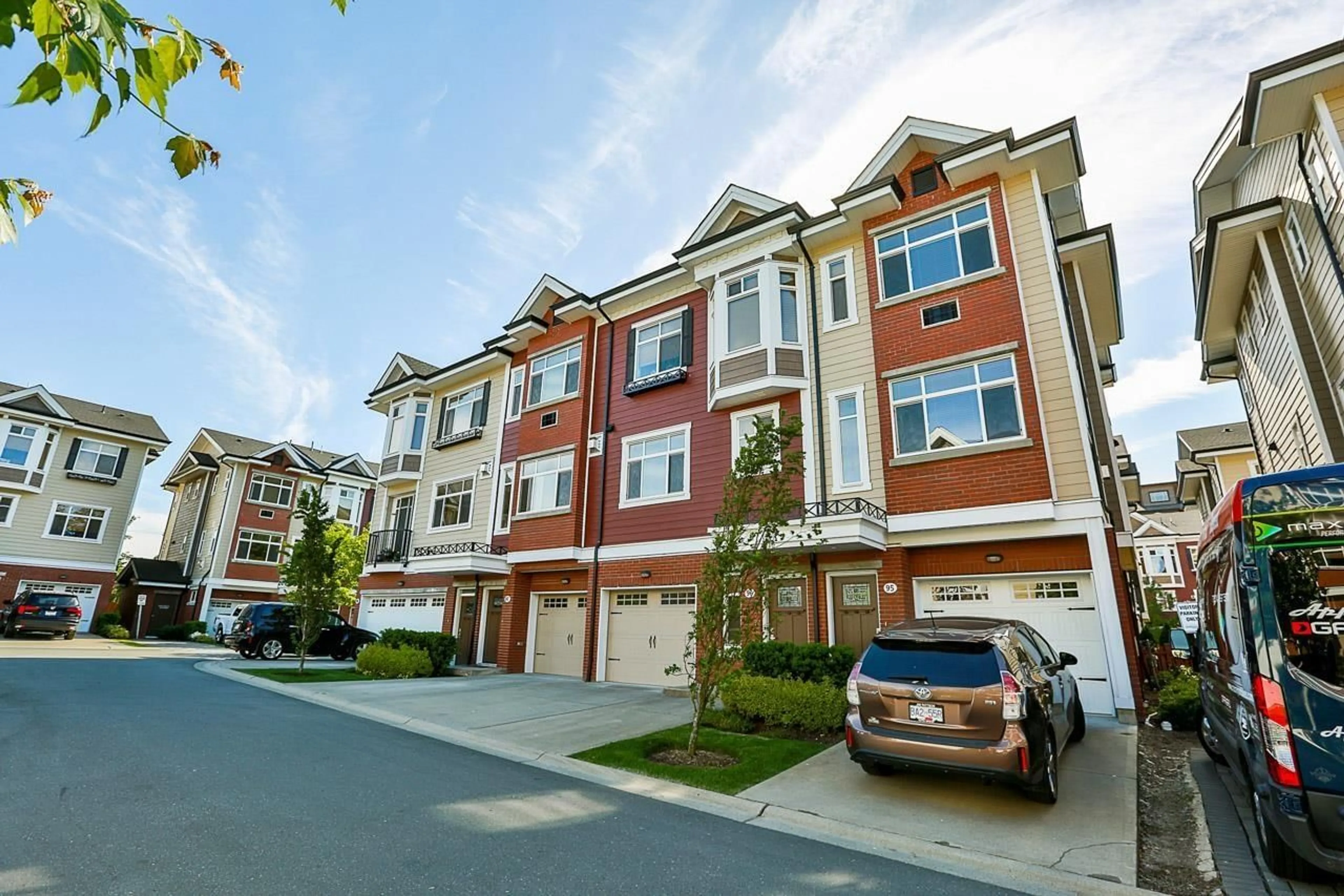 A pic from outside/outdoor area/front of a property/back of a property/a pic from drone, street for 97 - 8068 207, Langley British Columbia V2Y0M9