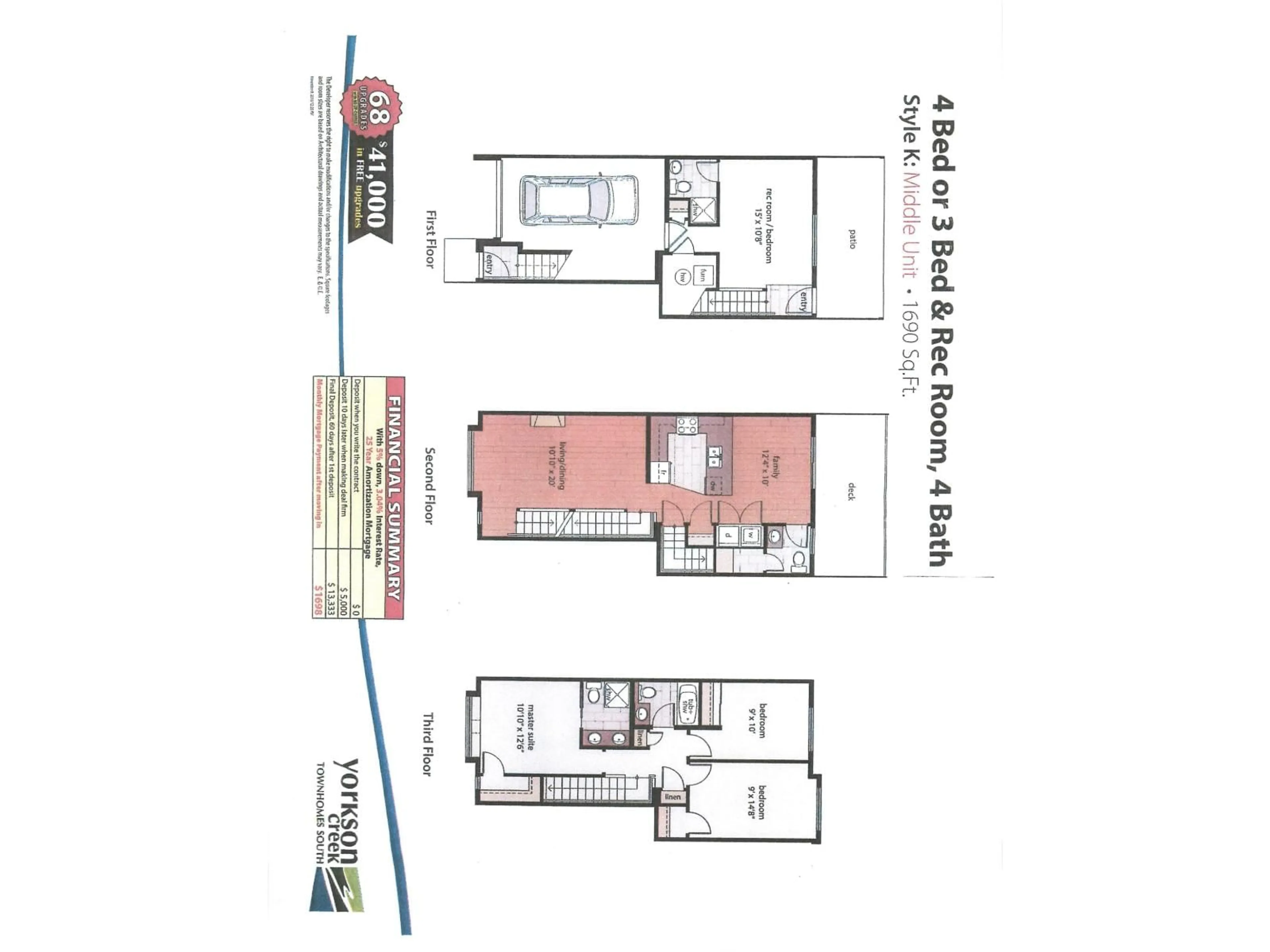 Floor plan for 97 - 8068 207, Langley British Columbia V2Y0M9