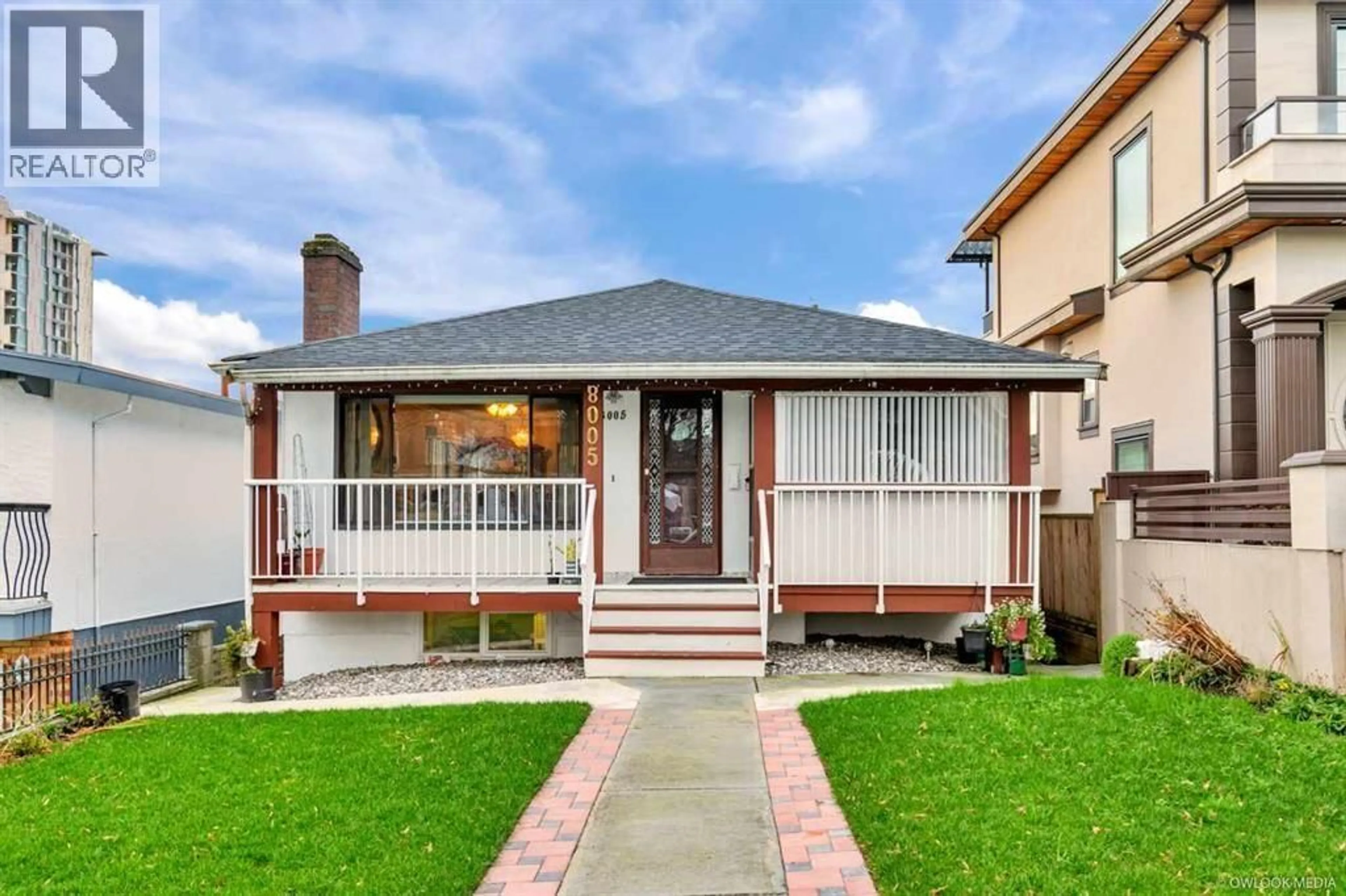 Home with brick exterior material, street for 8005 PRINCE ALBERT STREET, Vancouver British Columbia V5X3Z9