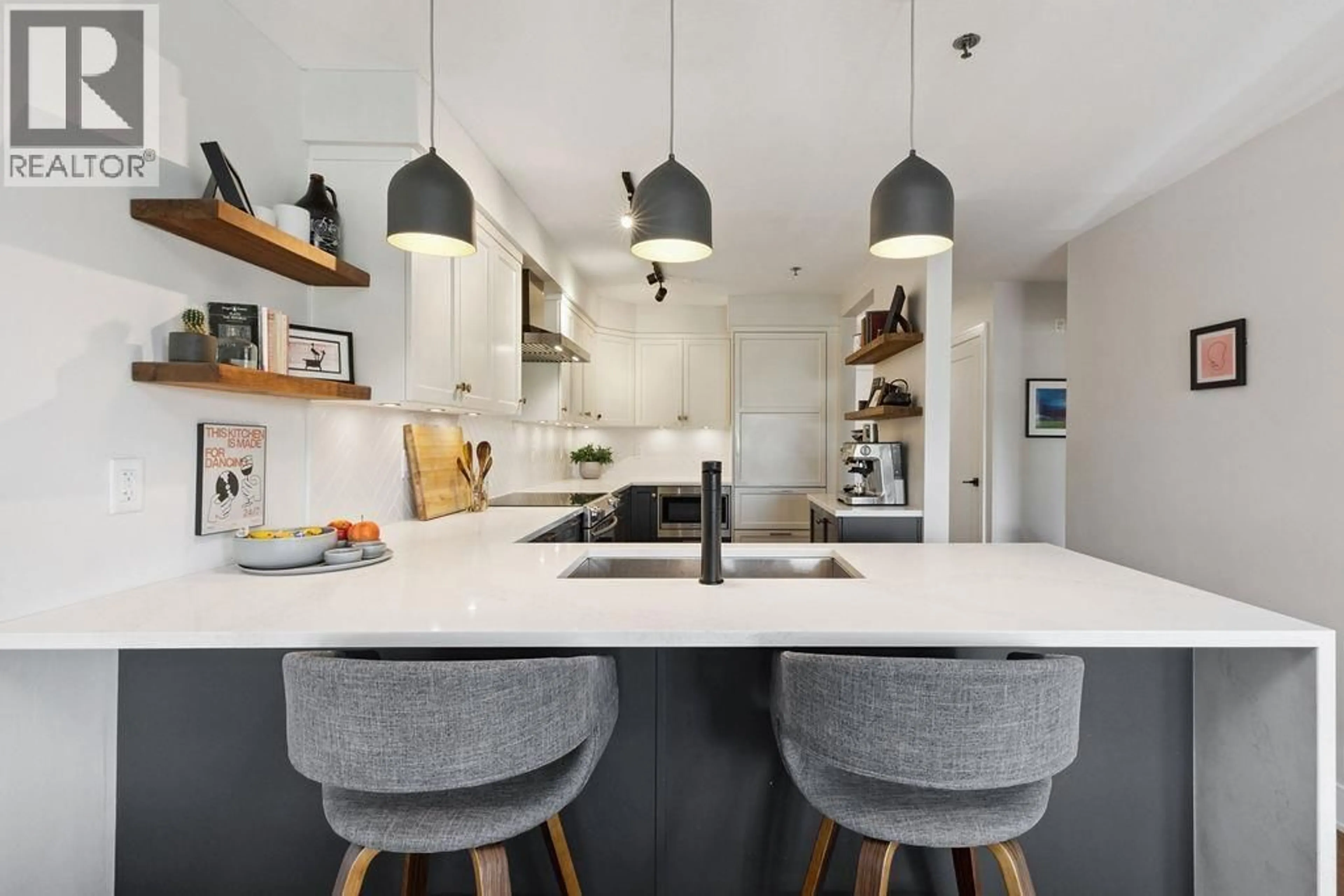 Contemporary kitchen, unknown for 215 - 3250 BROADWAY STREET, Vancouver British Columbia V6K2H4
