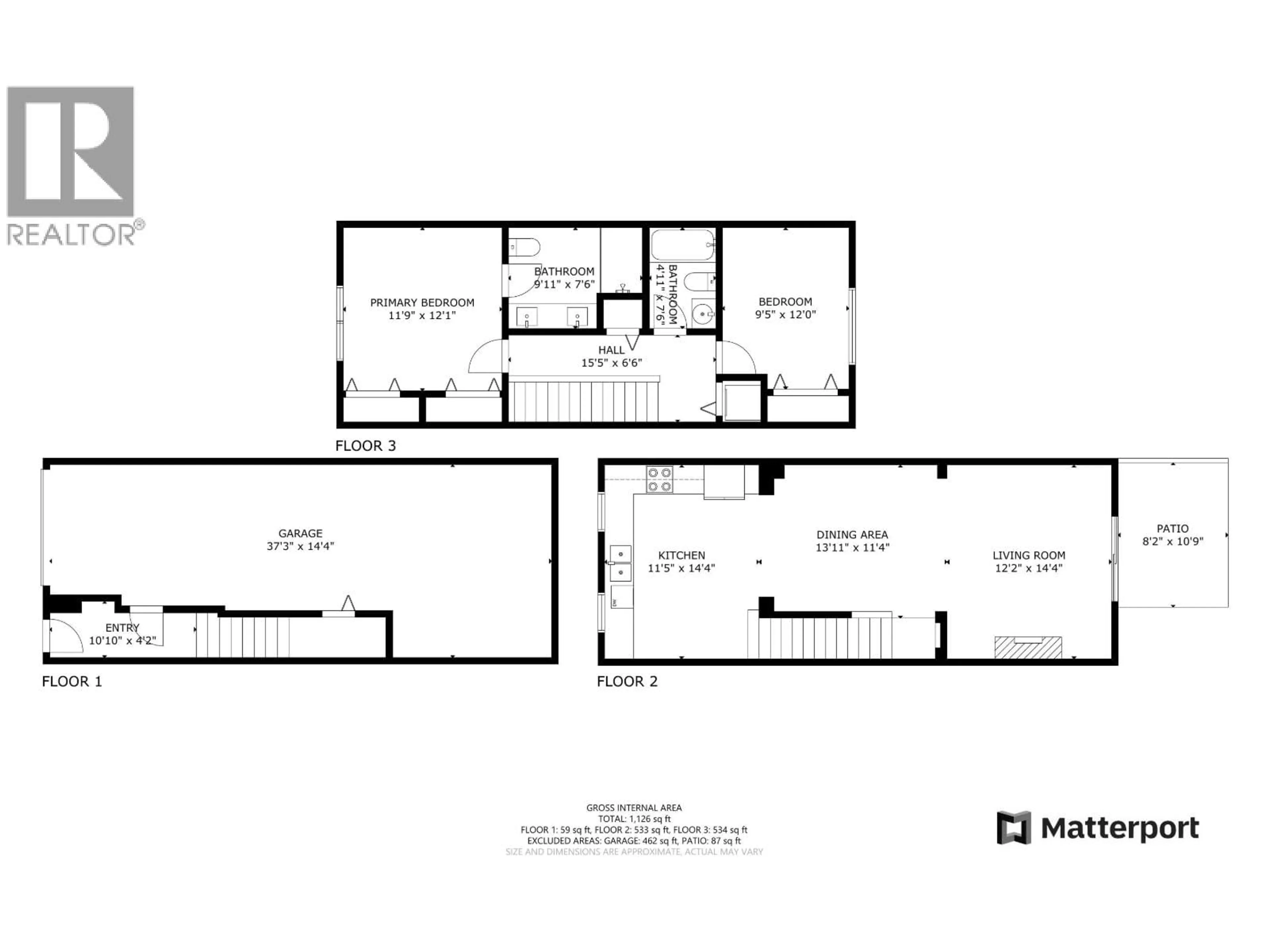 Floor plan for 110 - 688 EDGAR AVENUE, Coquitlam British Columbia V3K0A5