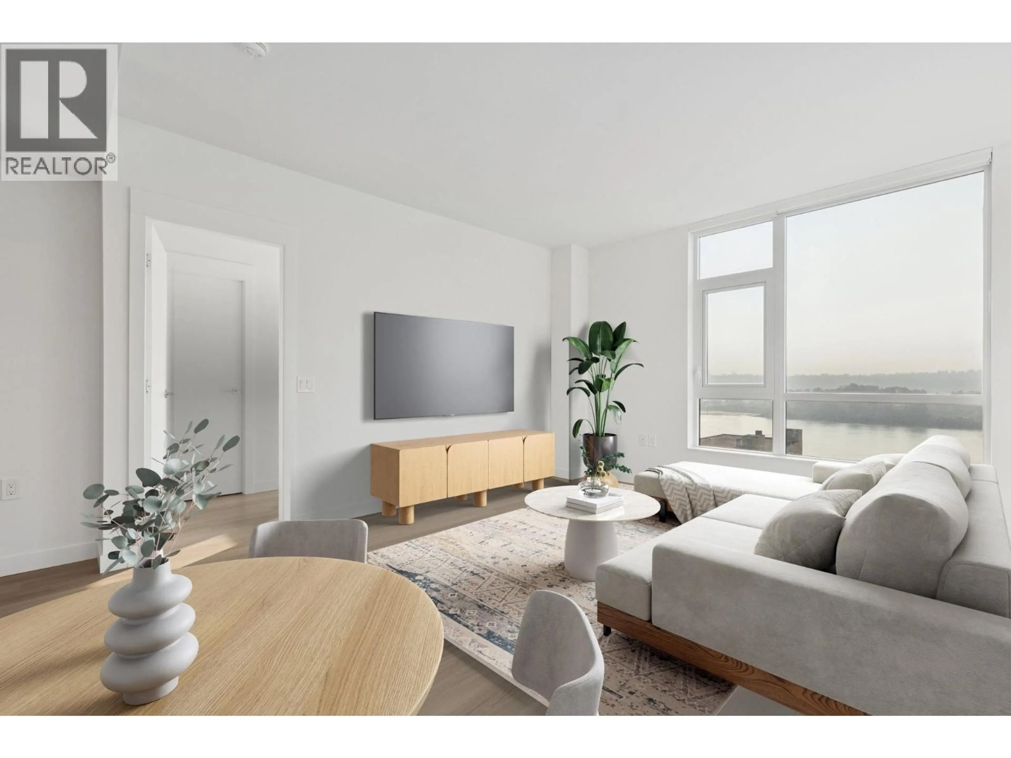 Living room with furniture, unknown for 710 - 618 CARNARVON STREET, New Westminster British Columbia V3M0N9
