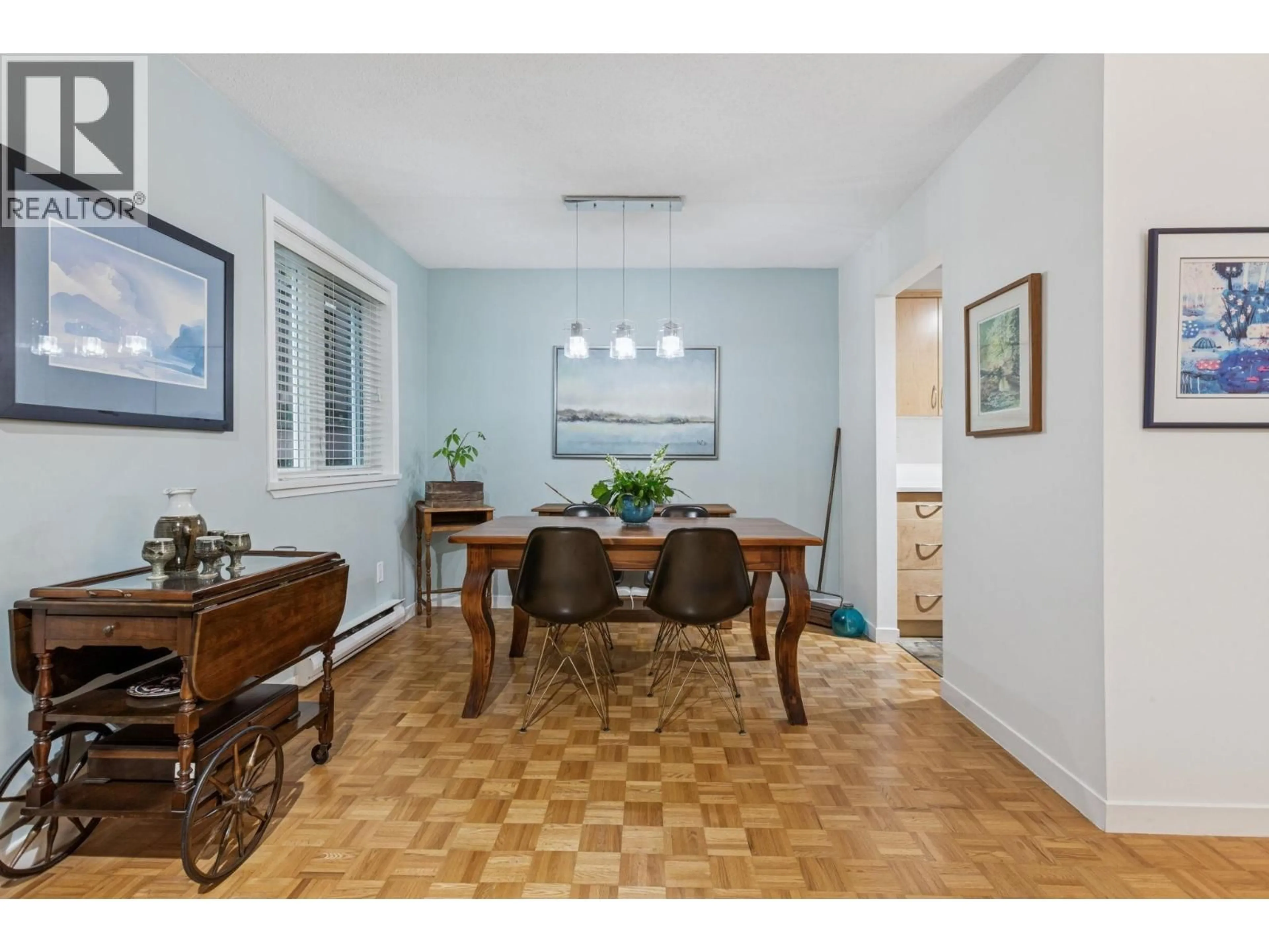 Dining room, wood/laminate floor for 112 - 1429 4TH AVENUE, Vancouver British Columbia V5N1J6