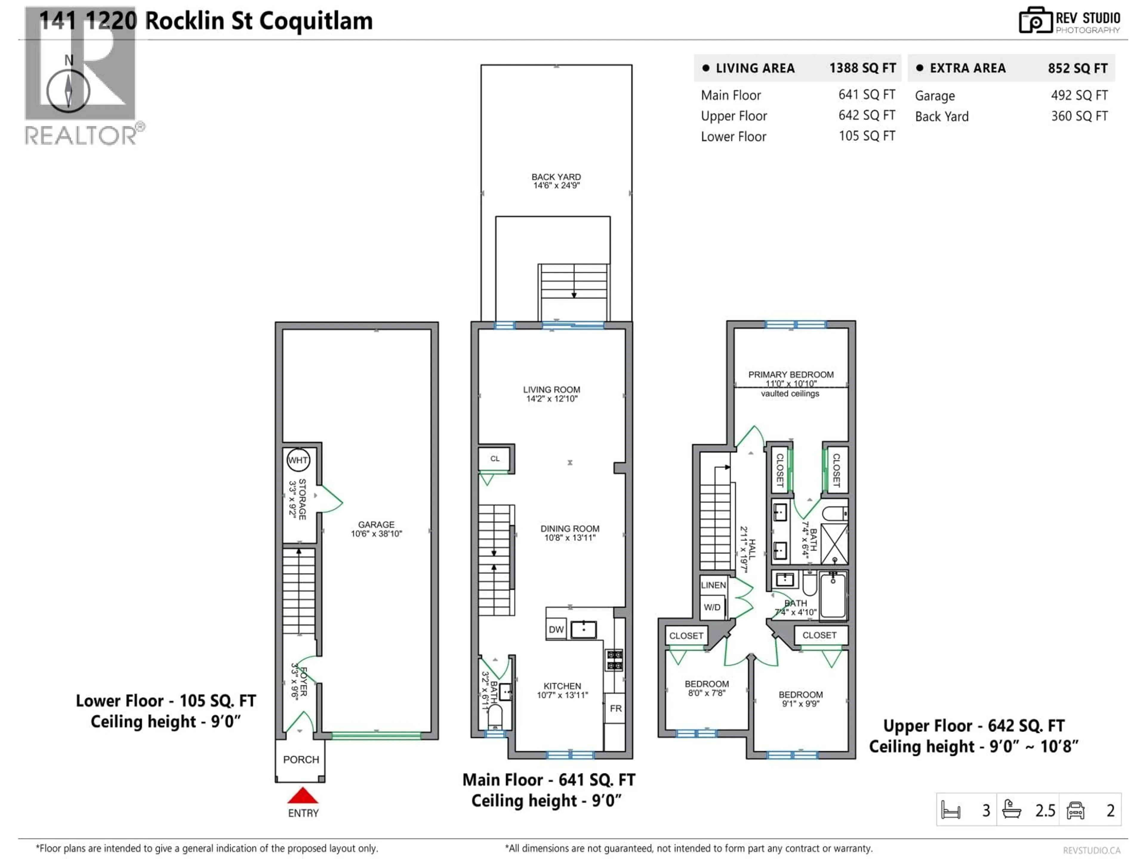 Floor plan for 141 - 1220 ROCKLIN STREET, Coquitlam British Columbia V3B0R6