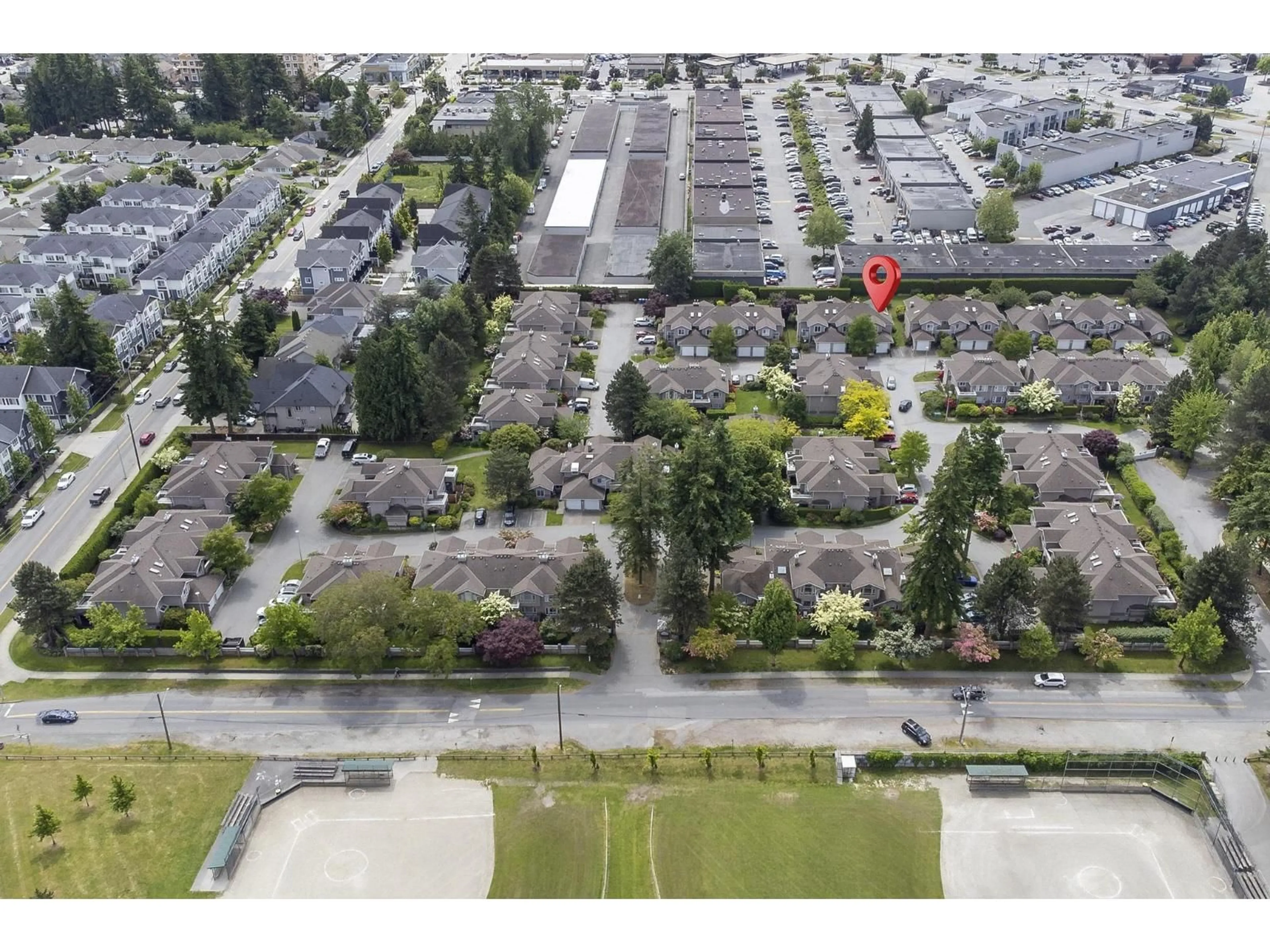 A pic from outside/outdoor area/front of a property/back of a property/a pic from drone, street for 152 - 15550 26TH, Surrey British Columbia V4P1C6