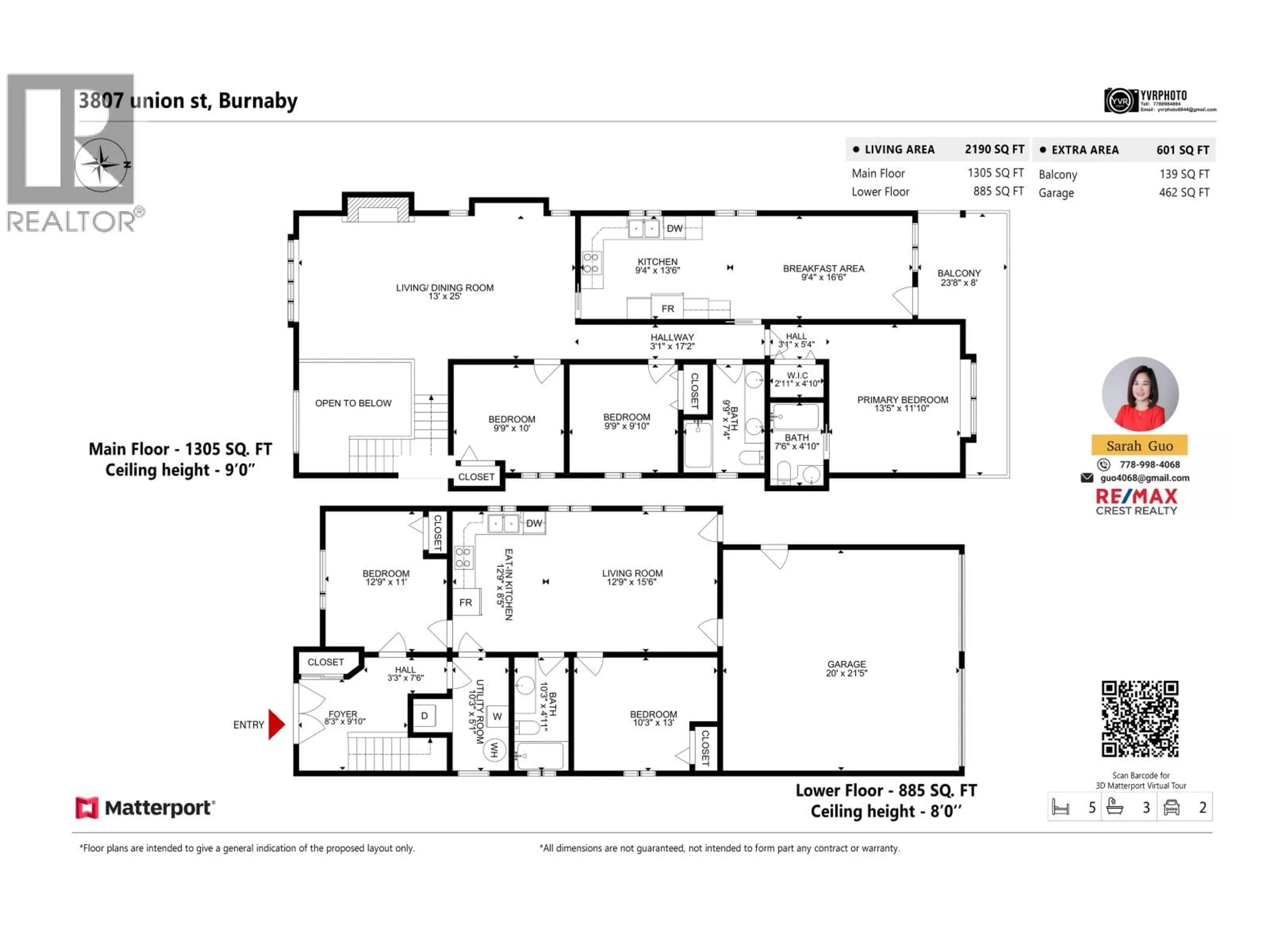 Floor plan for 3807 UNION STREET, Burnaby British Columbia V5C2W4