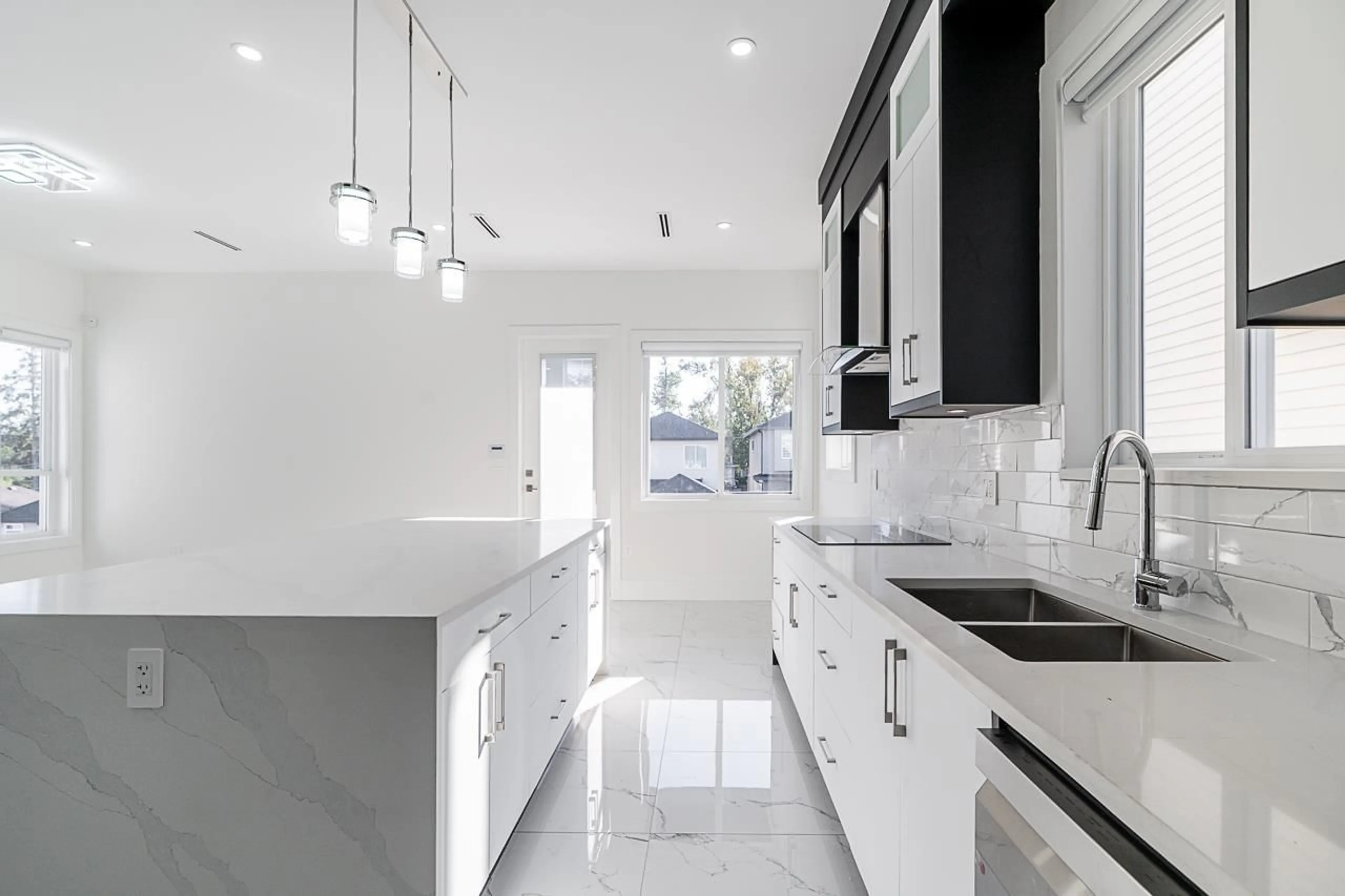 Contemporary kitchen, ceramic/tile floor for 6258 147B, Surrey British Columbia V3S3T1