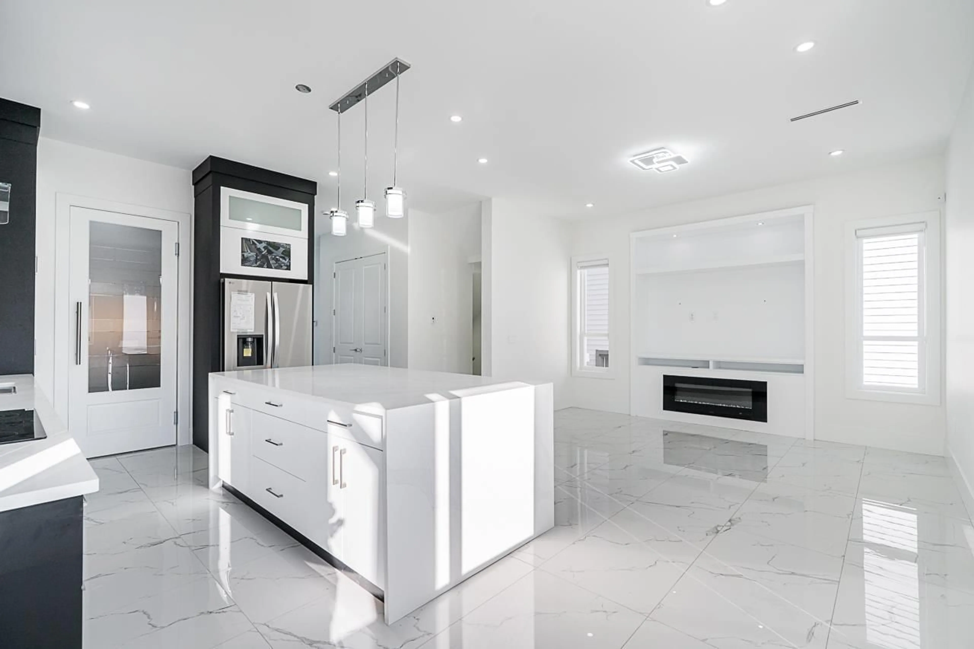 Contemporary kitchen, ceramic/tile floor for 6258 147B, Surrey British Columbia V3S3T1