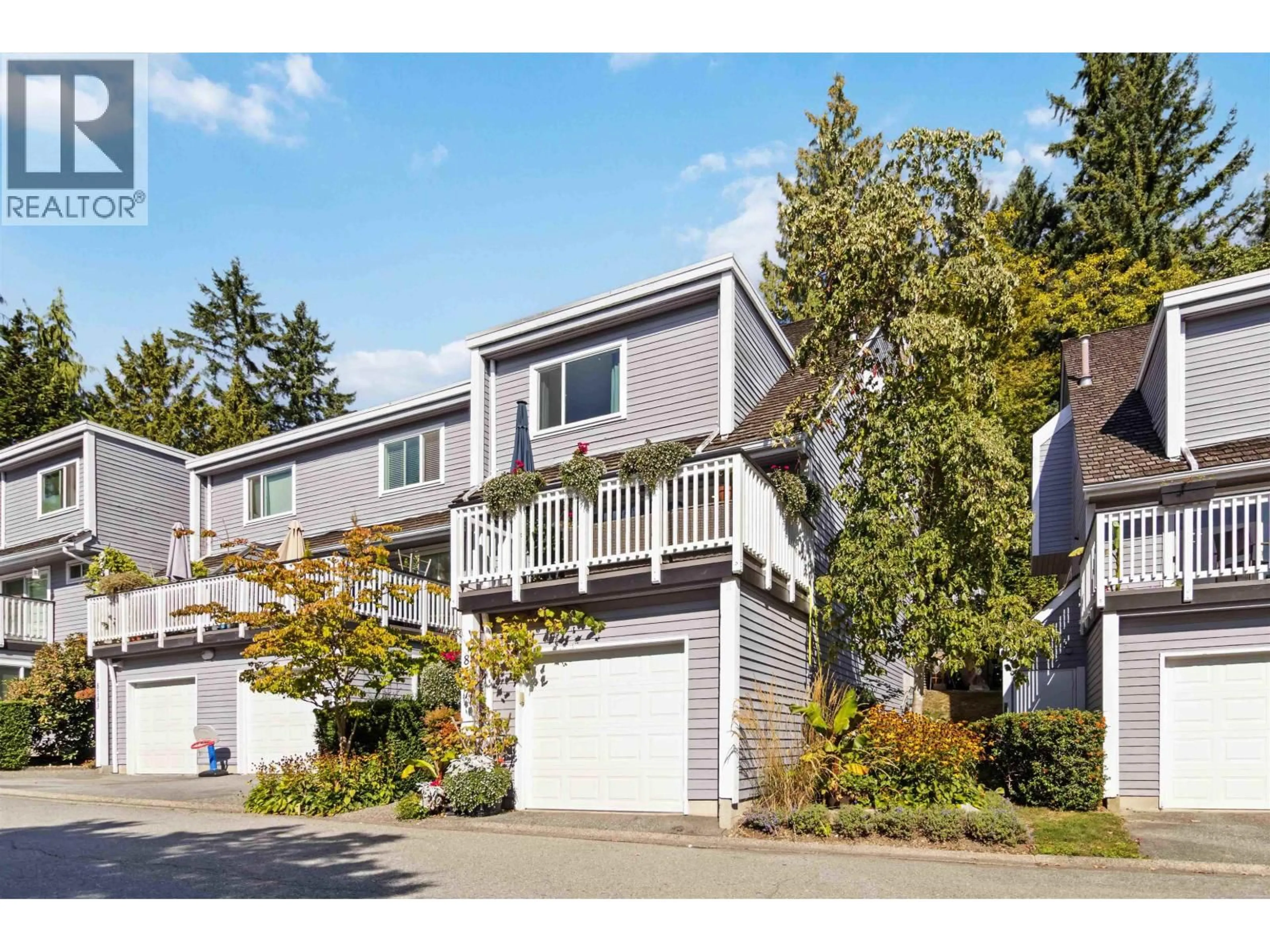 Home with vinyl exterior material, street for 8187 FOREST GROVE DRIVE, Burnaby British Columbia V5A4H5