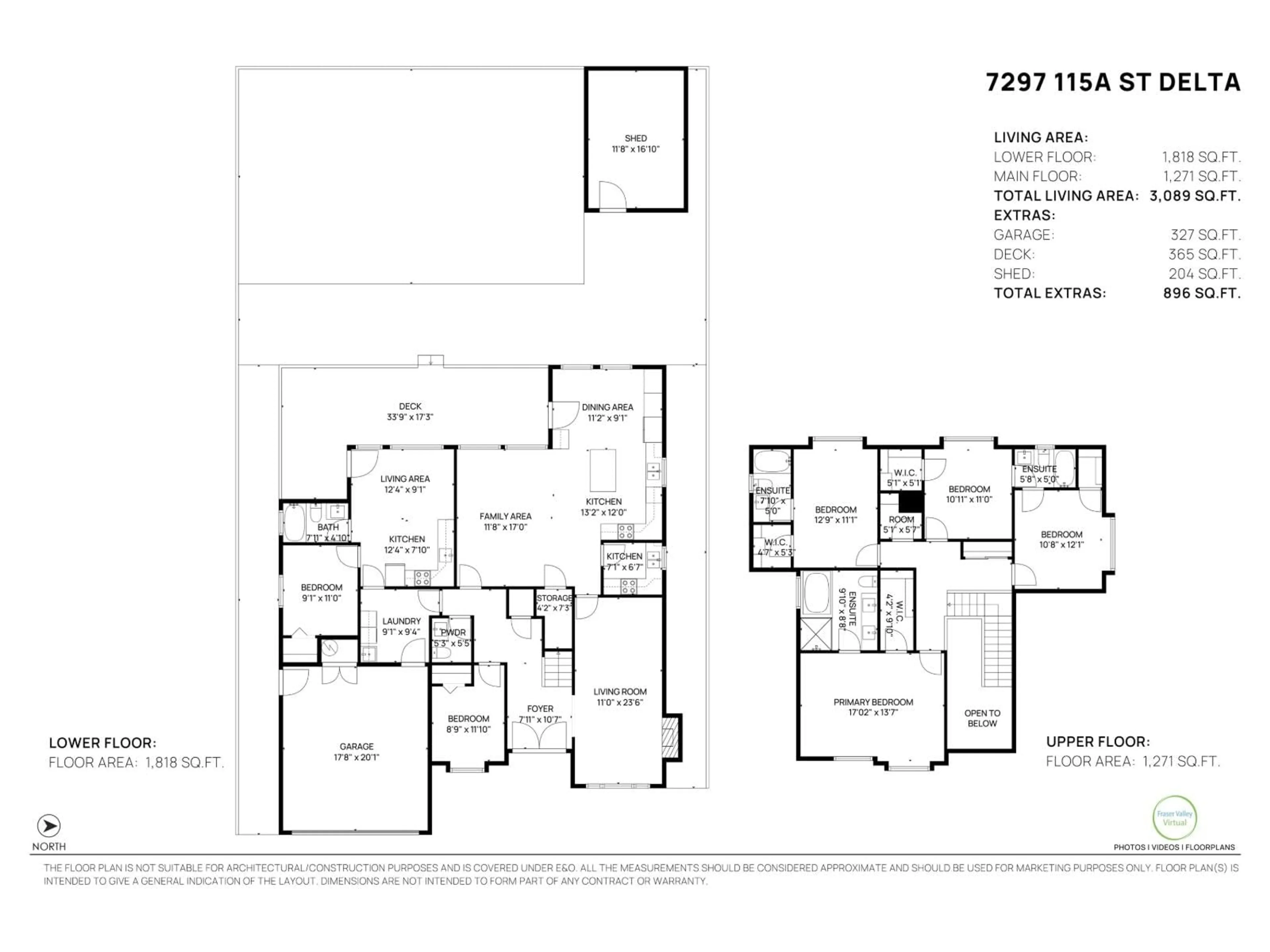 Floor plan for 7297 115A, Delta British Columbia V4C5P7