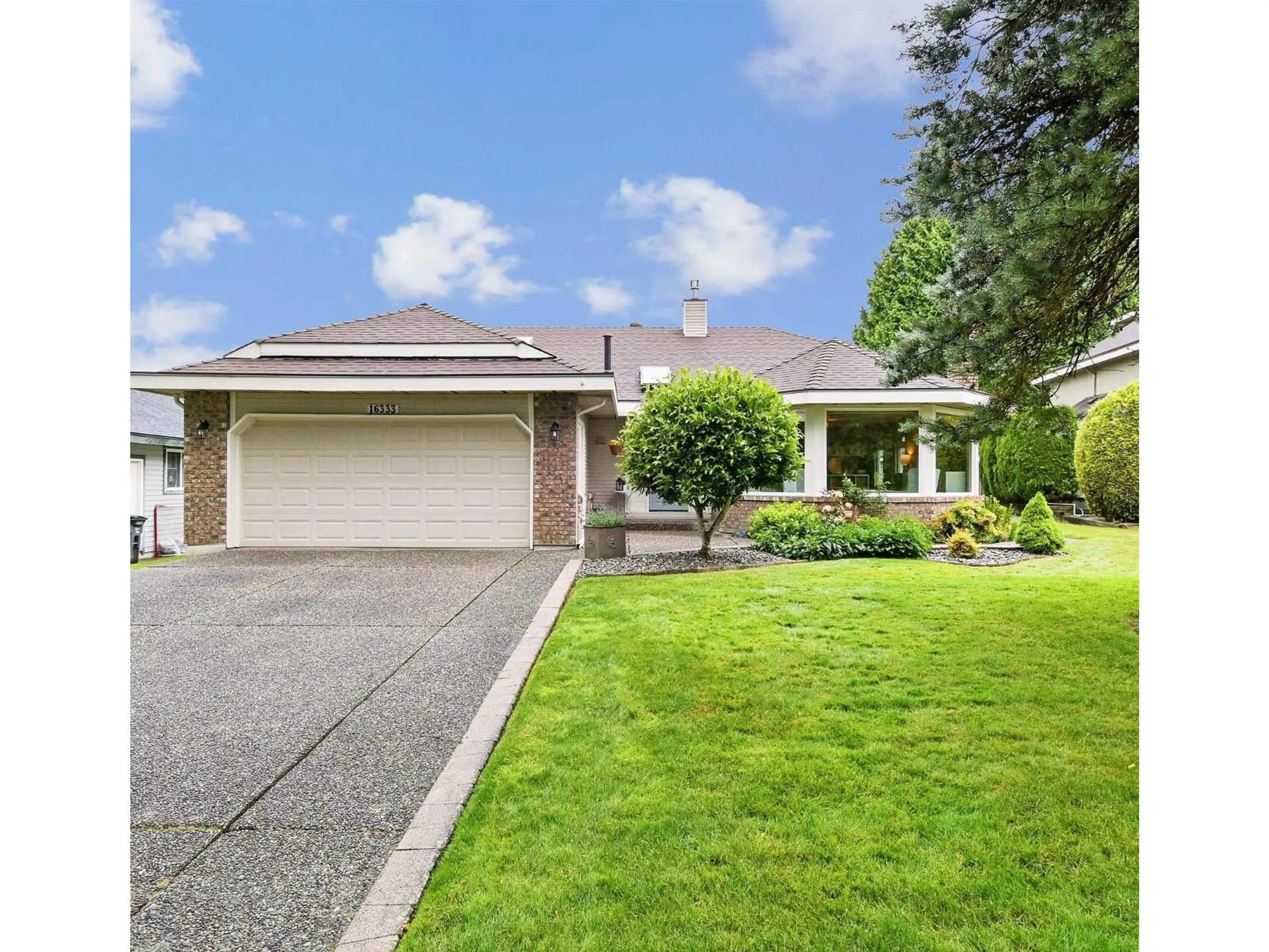 Home with brick exterior material, street for 16333 79, Surrey British Columbia V4N0K5