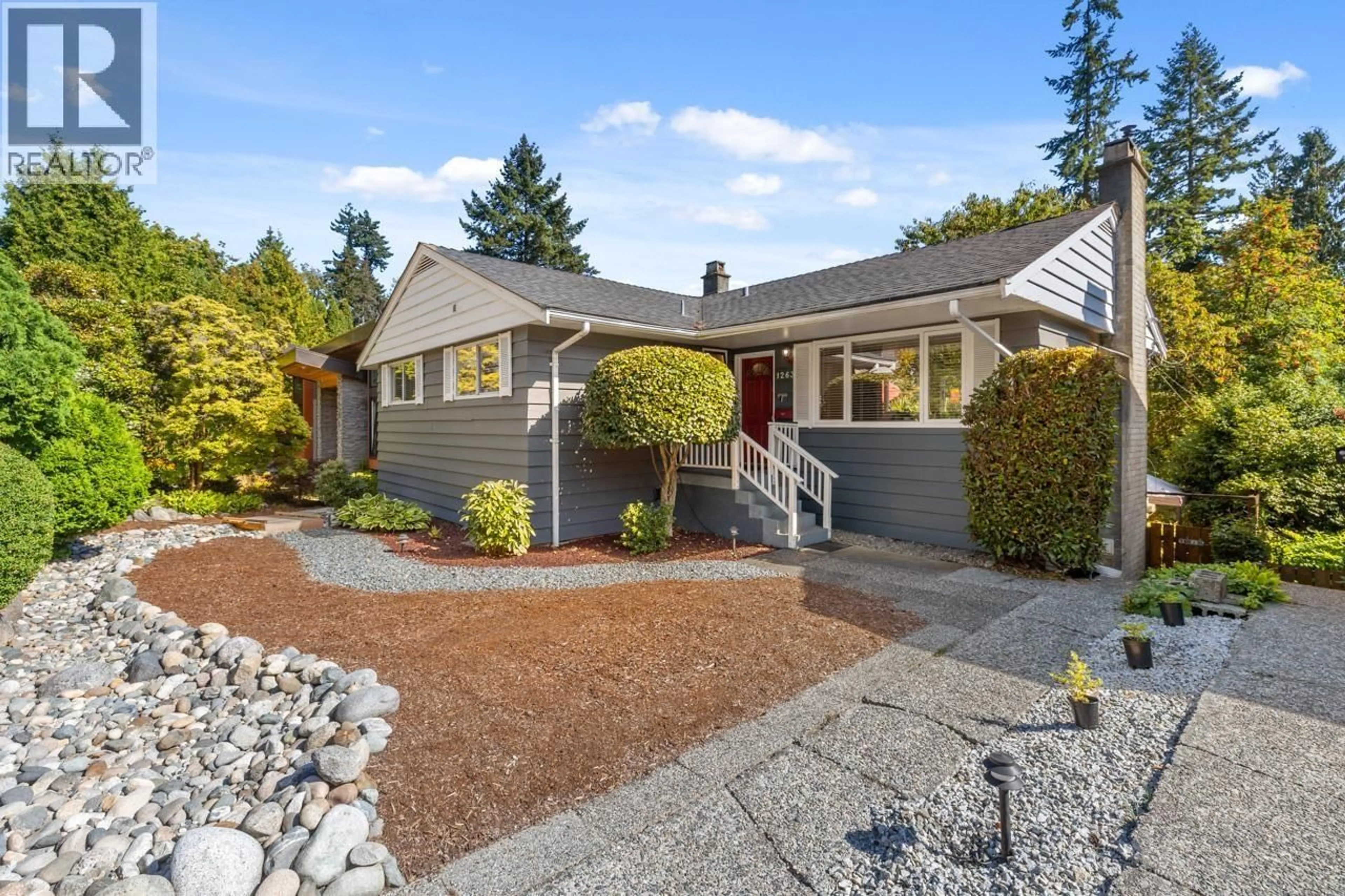 Home with vinyl exterior material, street for 1263 CLOVERLEY STREET, North Vancouver British Columbia V7L1N7
