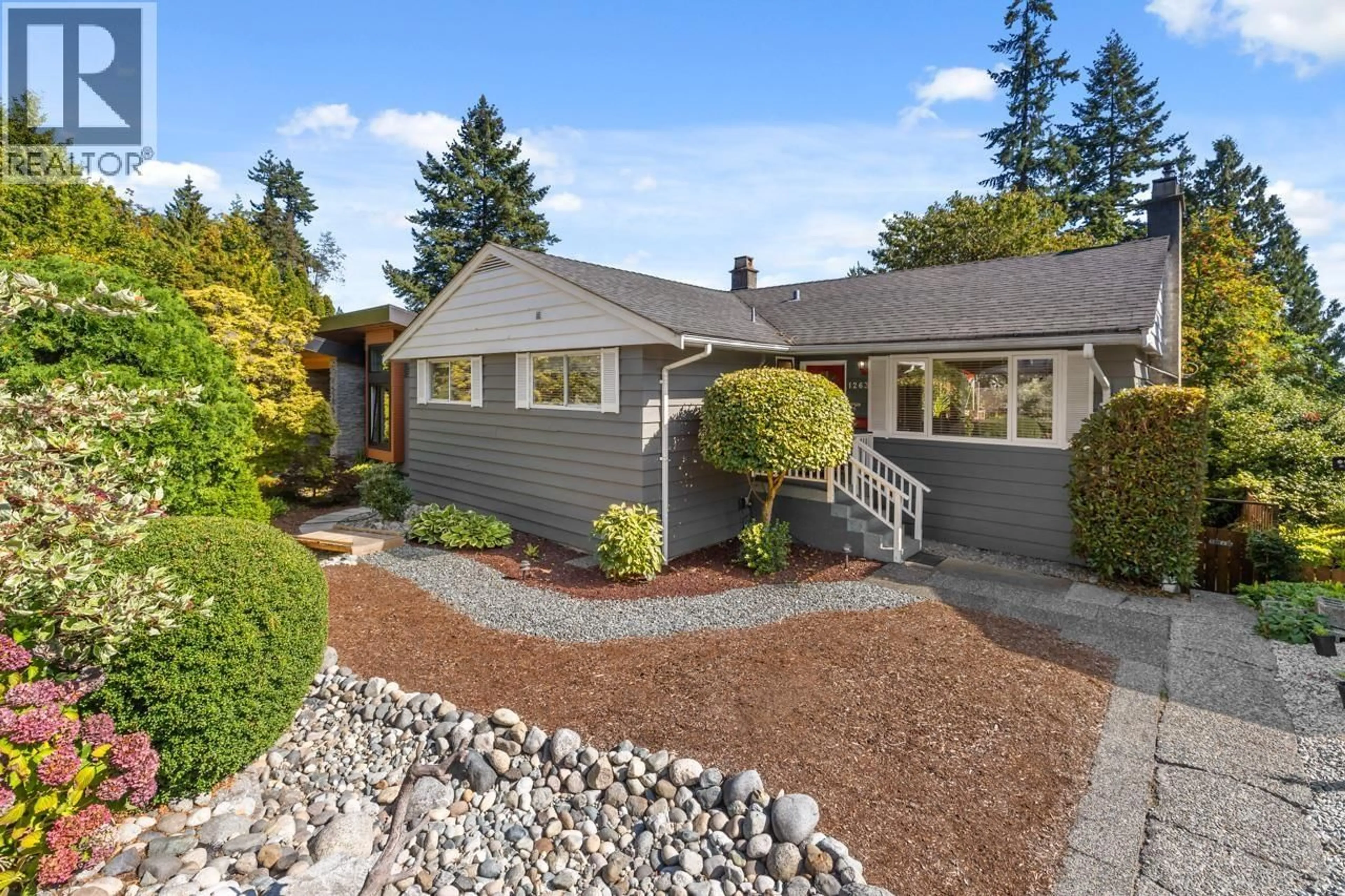 Home with vinyl exterior material, street for 1263 CLOVERLEY STREET, North Vancouver British Columbia V7L1N7