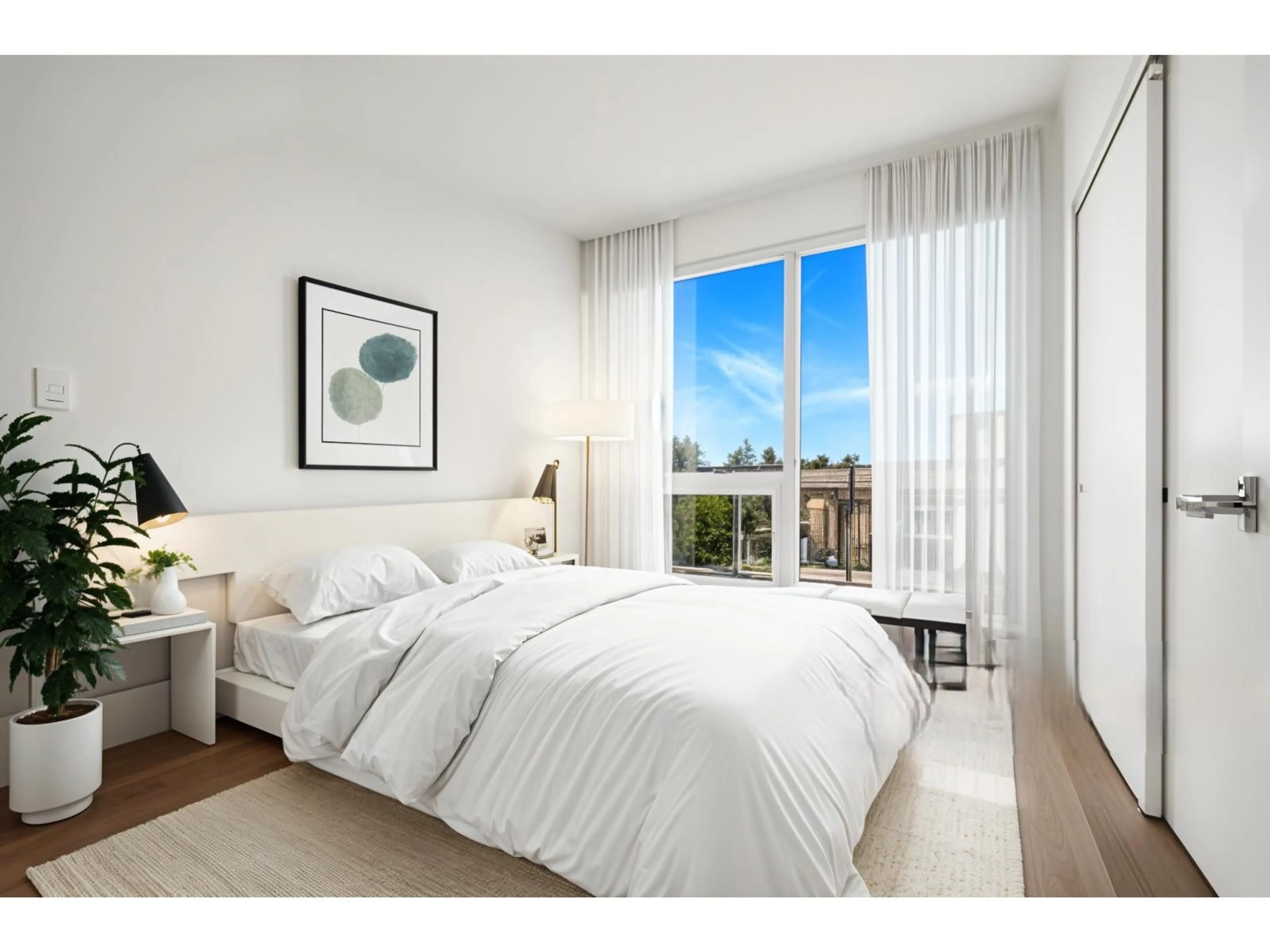 Bedroom with bed, unknown for 804 - 1500 MARTIN, White Rock British Columbia V4B0C2