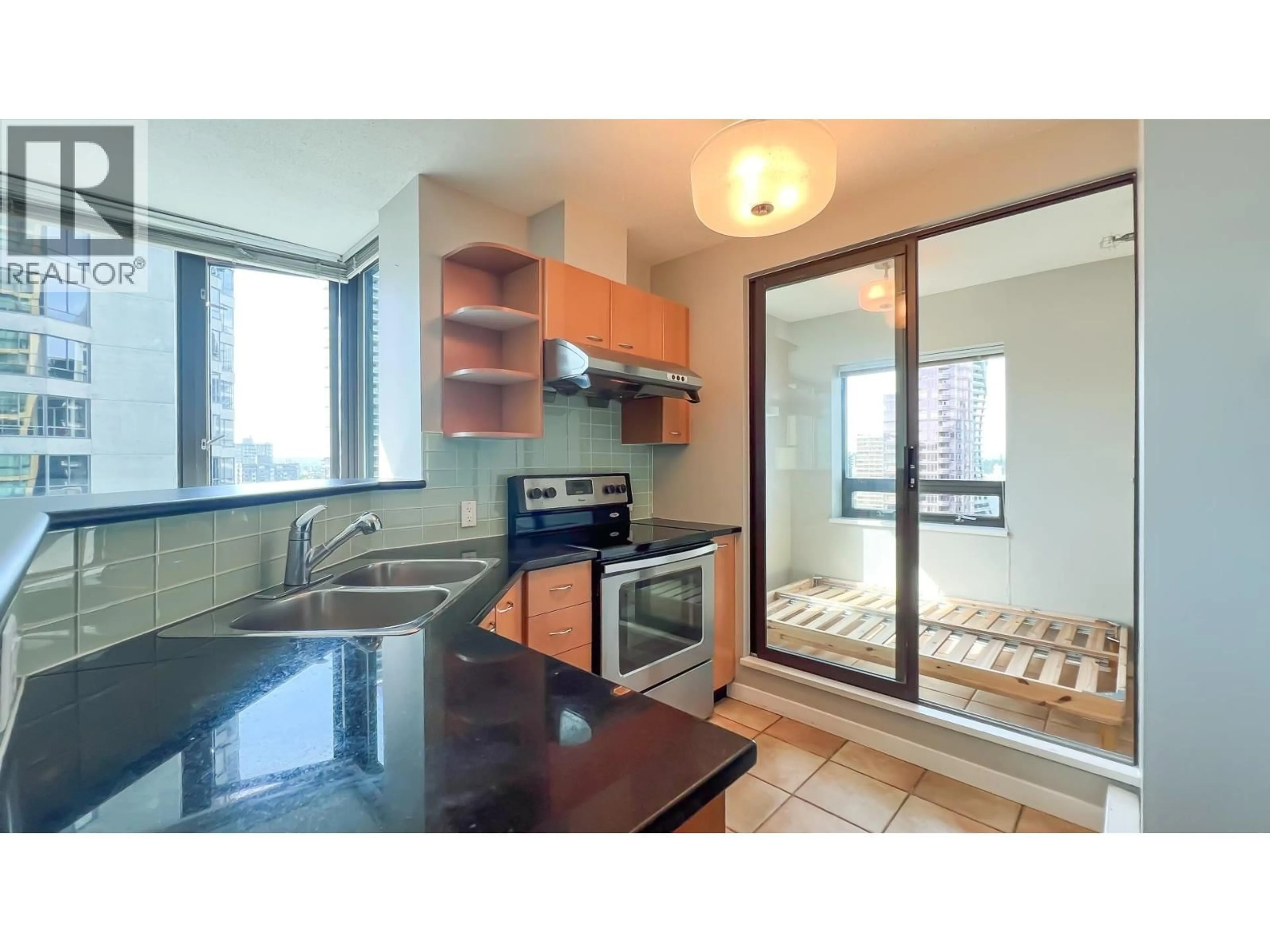 Standard kitchen, ceramic/tile floor for 1502 - 1367 ALBERNI STREET, Vancouver British Columbia V6E4R9