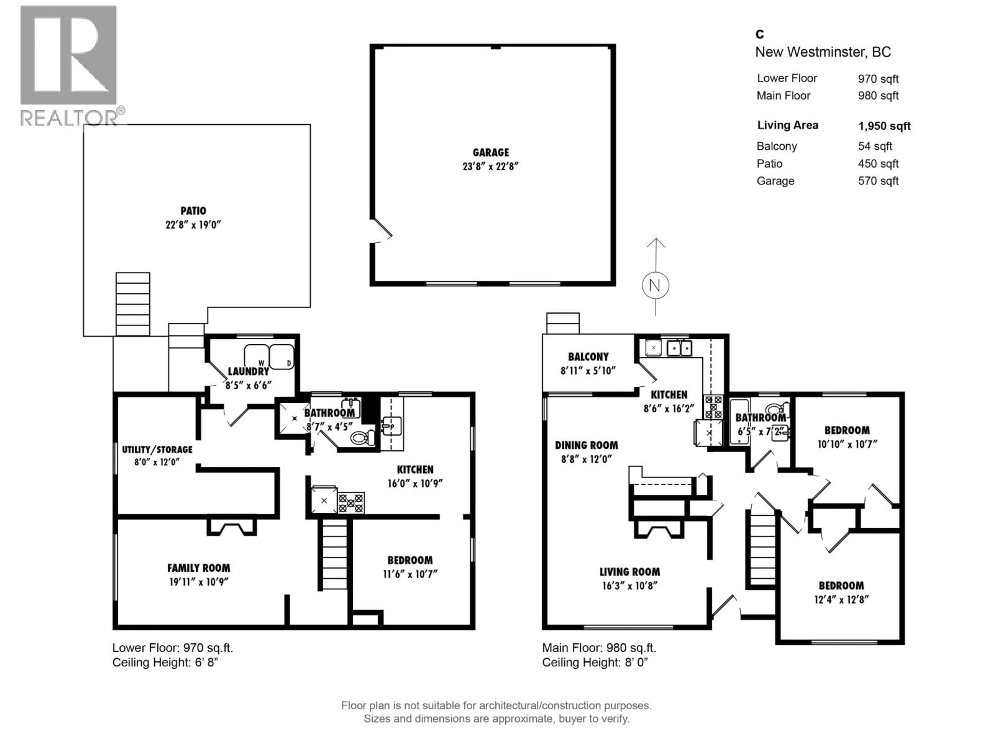 Floor plan for 113 EIGHTH AVENUE, New Westminster British Columbia V3L1X9