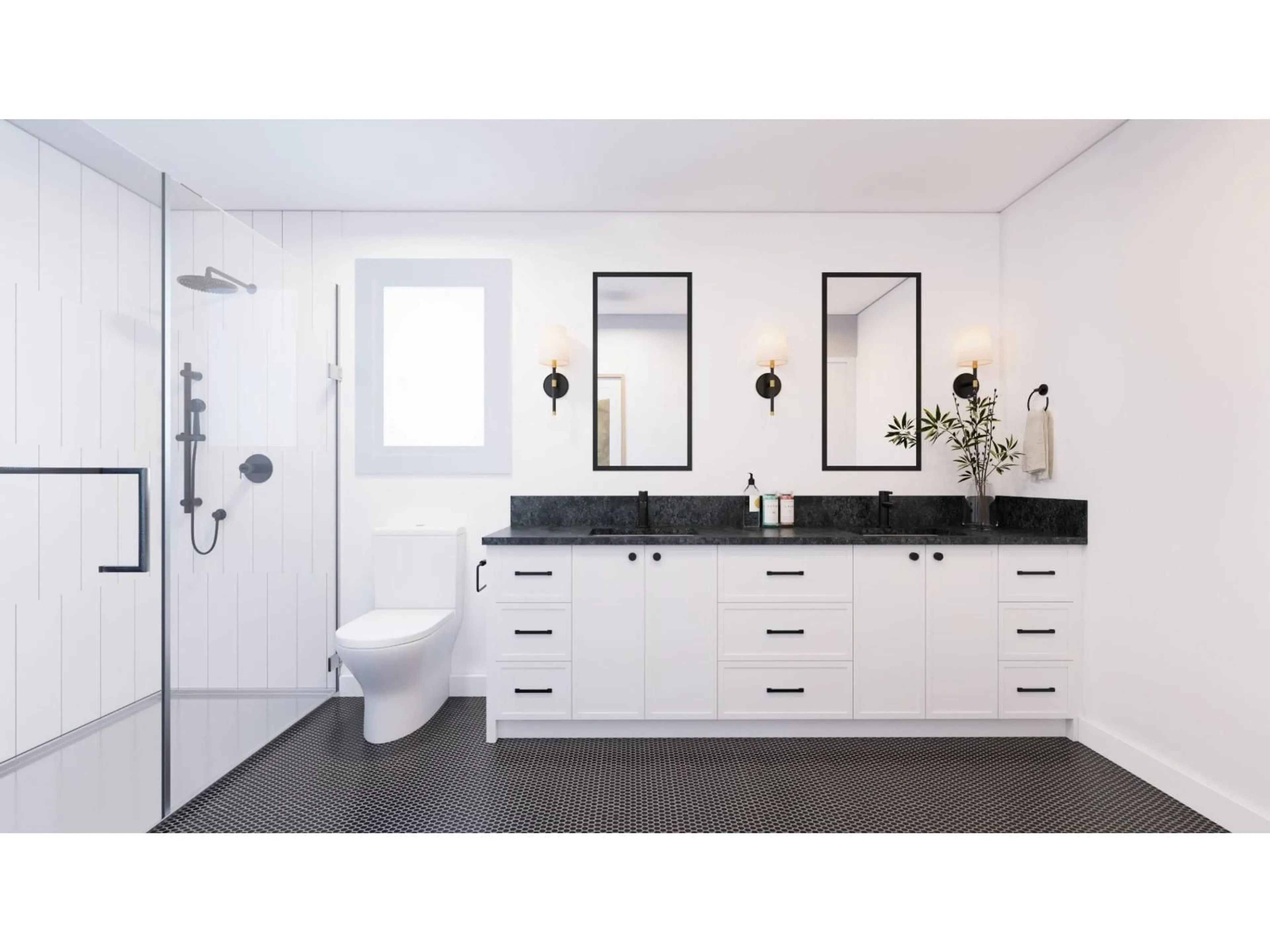 Contemporary bathroom, ceramic/tile floor for 1 - 558 PARK STREET, Hope British Columbia V0X1L0