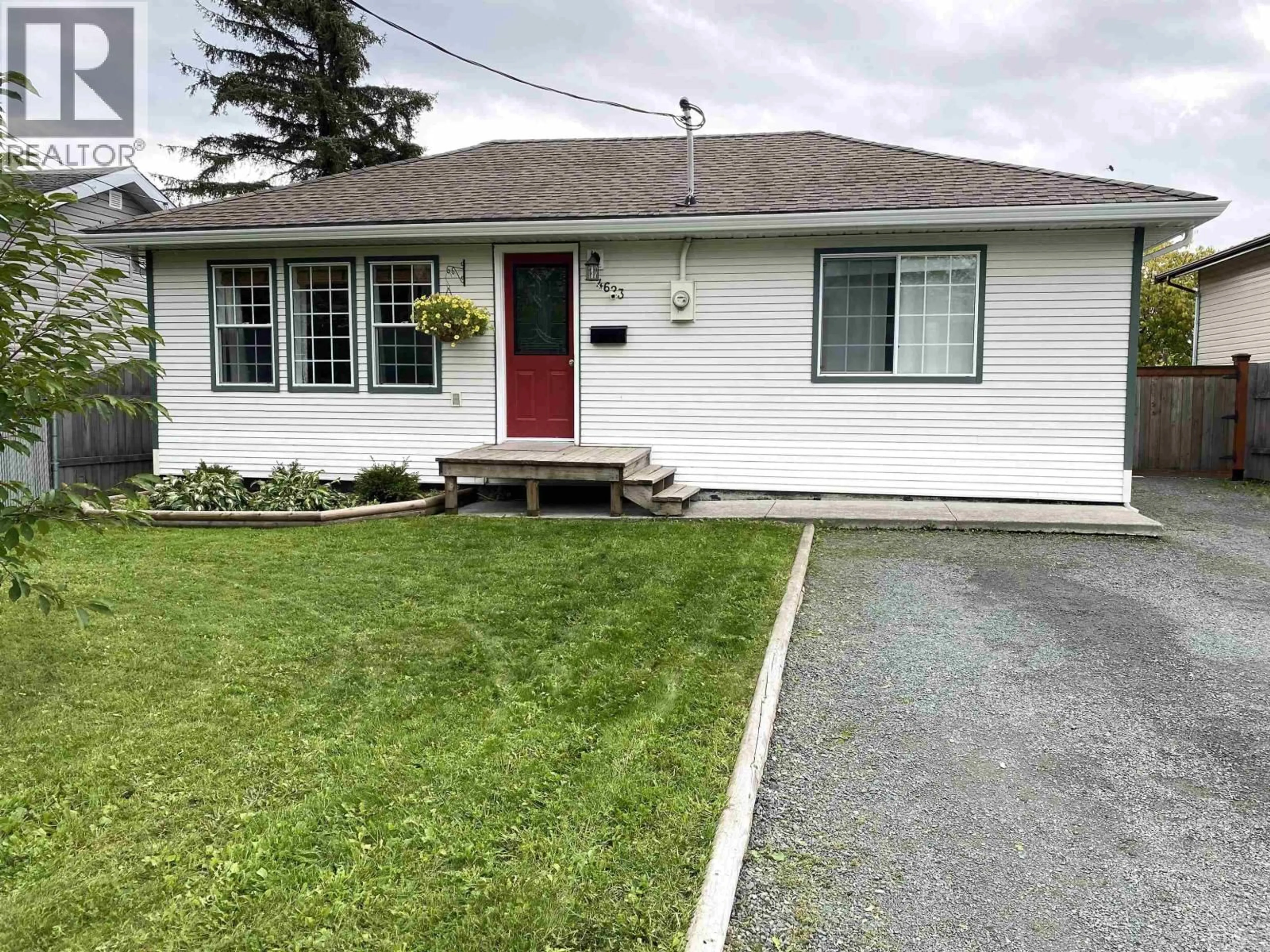 Home with vinyl exterior material, street for 4623 STRAUME AVENUE, Terrace British Columbia V8G2C2