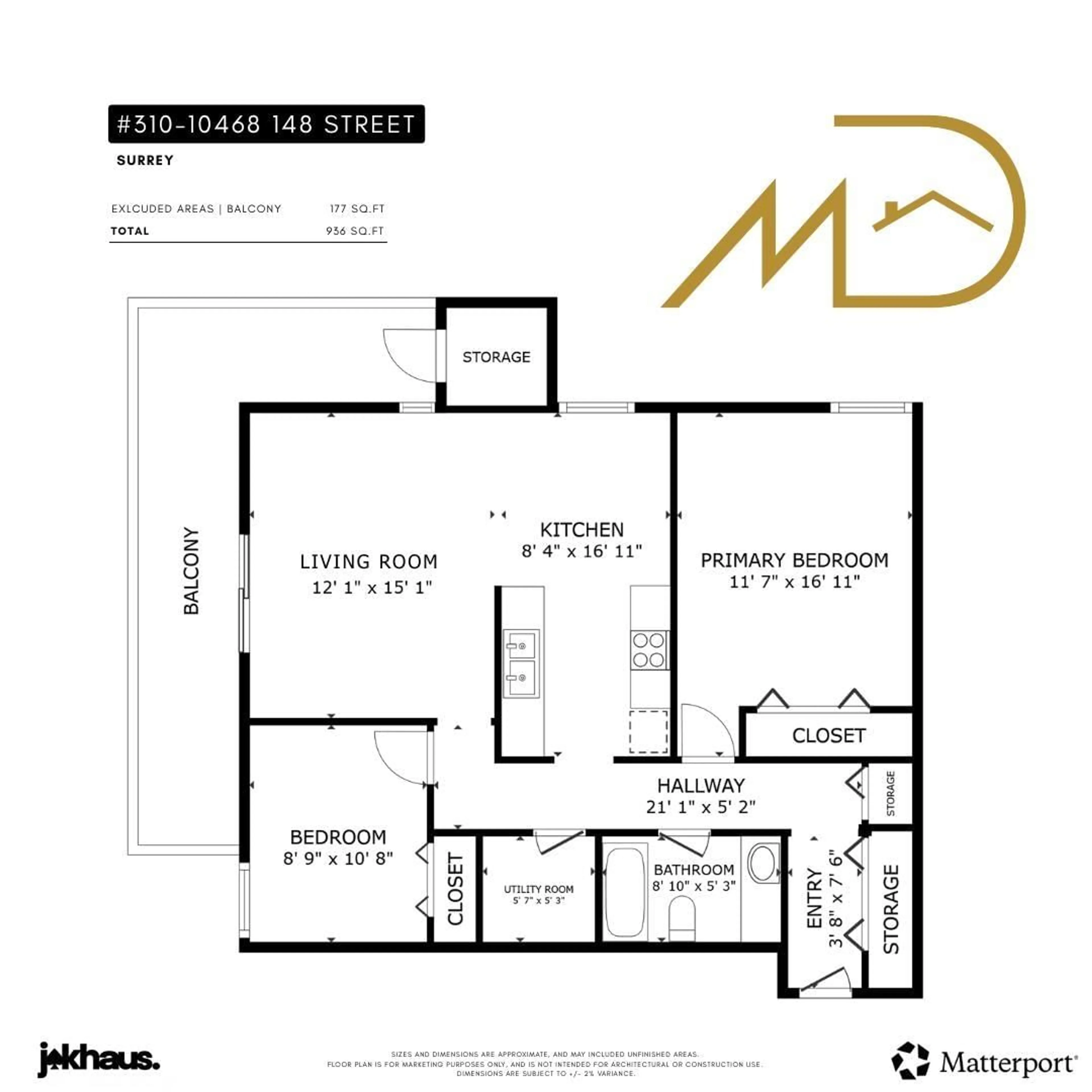 Floor plan for 310 - 10468 148, Surrey British Columbia V3R8T1