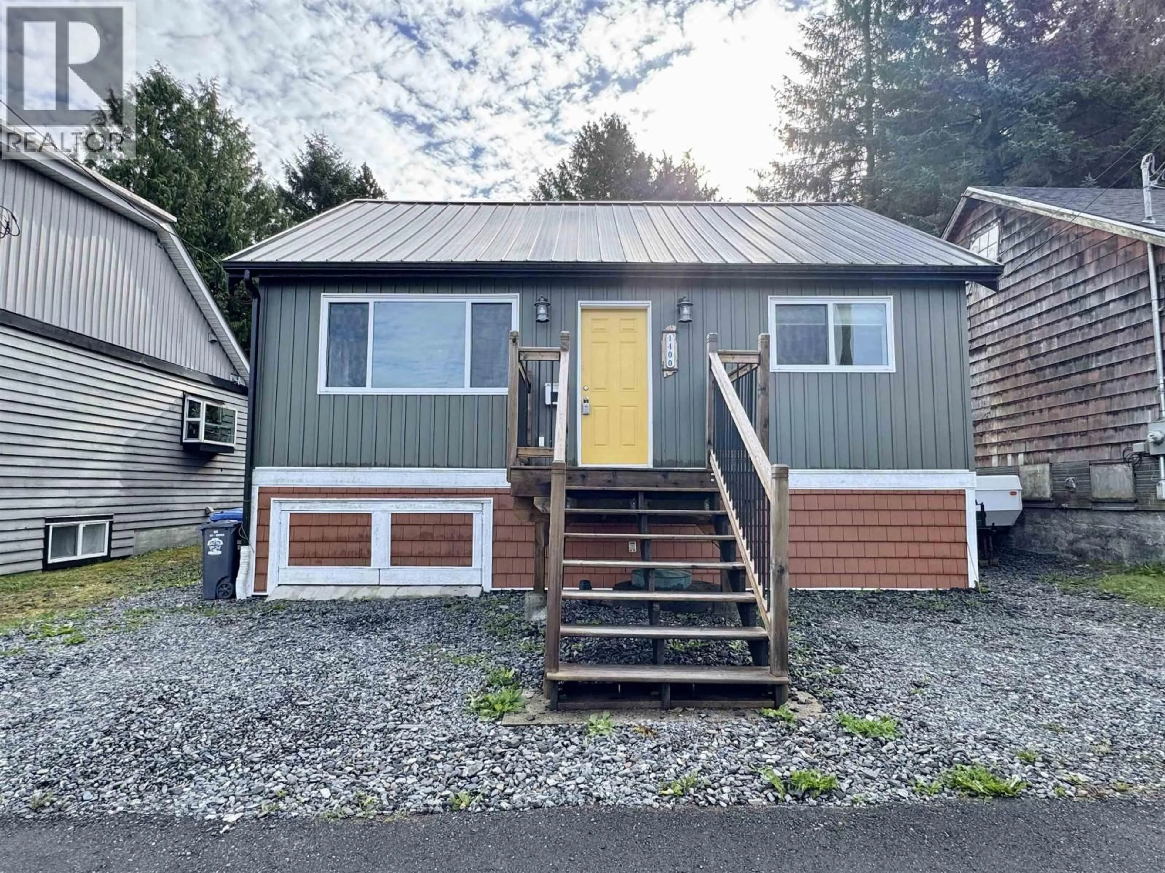 Home with vinyl exterior material, street for 1400 OVERLOOK STREET, Prince Rupert British Columbia V8J2C8