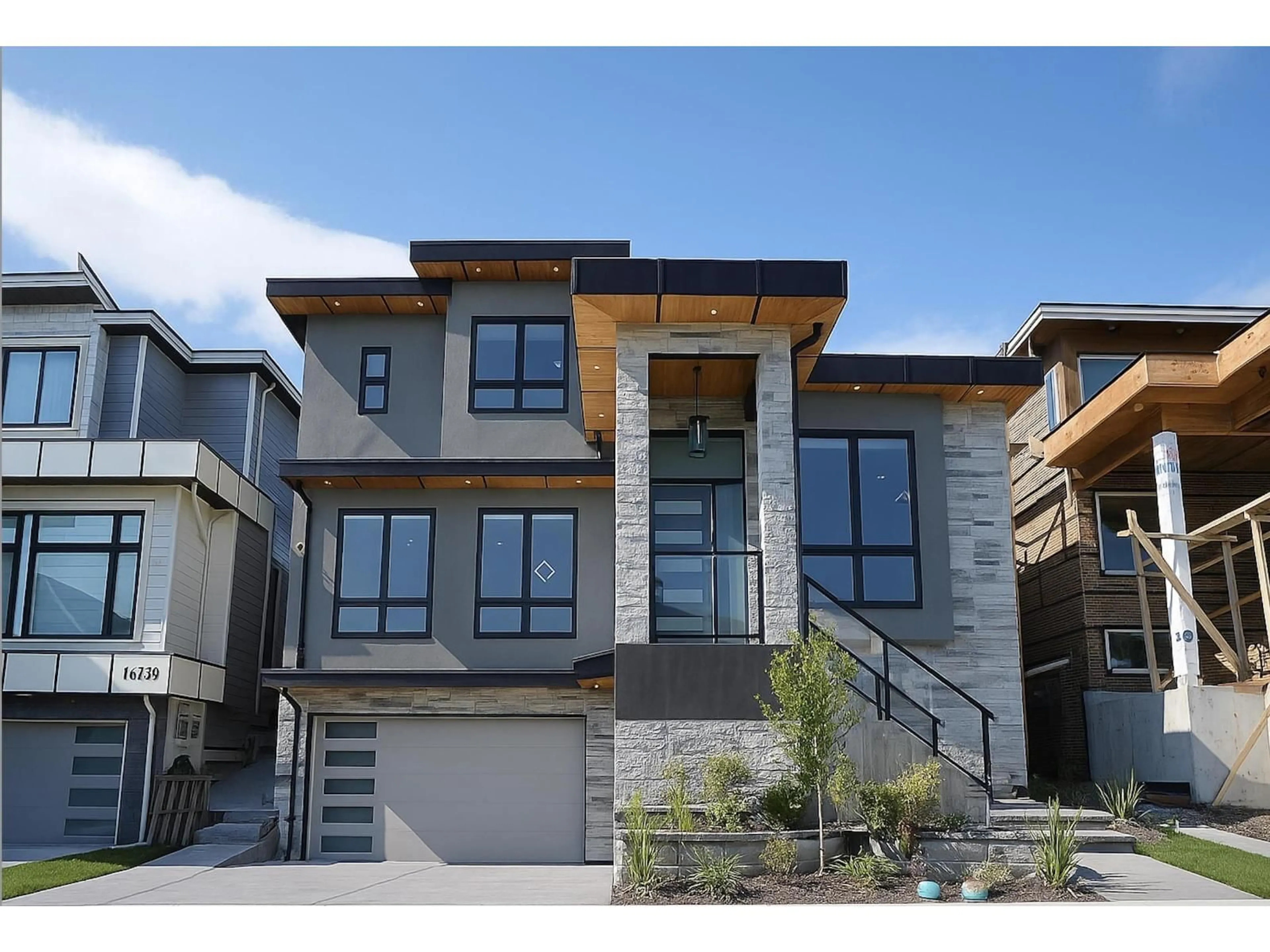 Home with brick exterior material, street for 16751 18B, Surrey British Columbia V3Z9X5