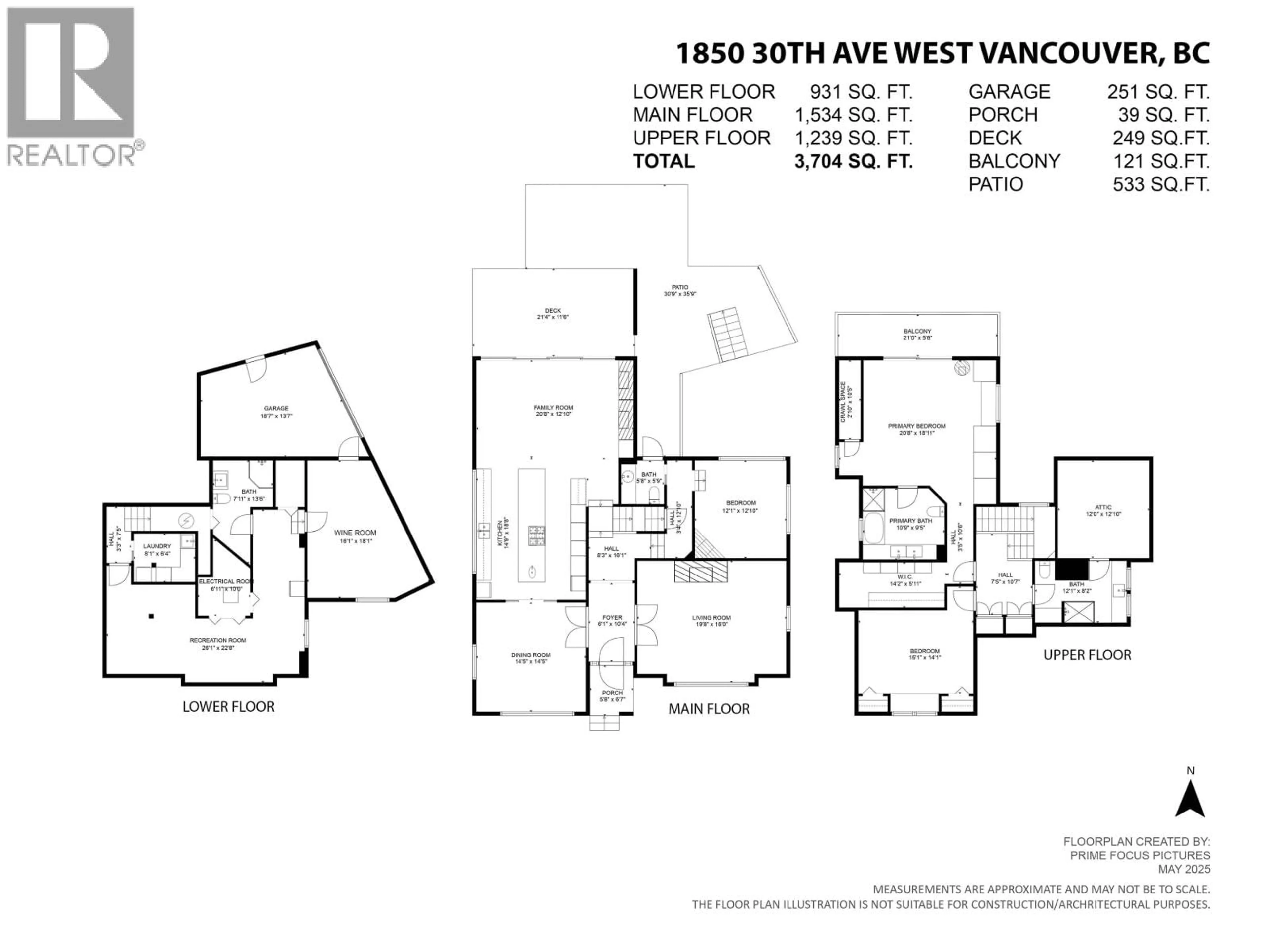 Floor plan for 1850 30TH AVENUE, Vancouver British Columbia V6J3A3