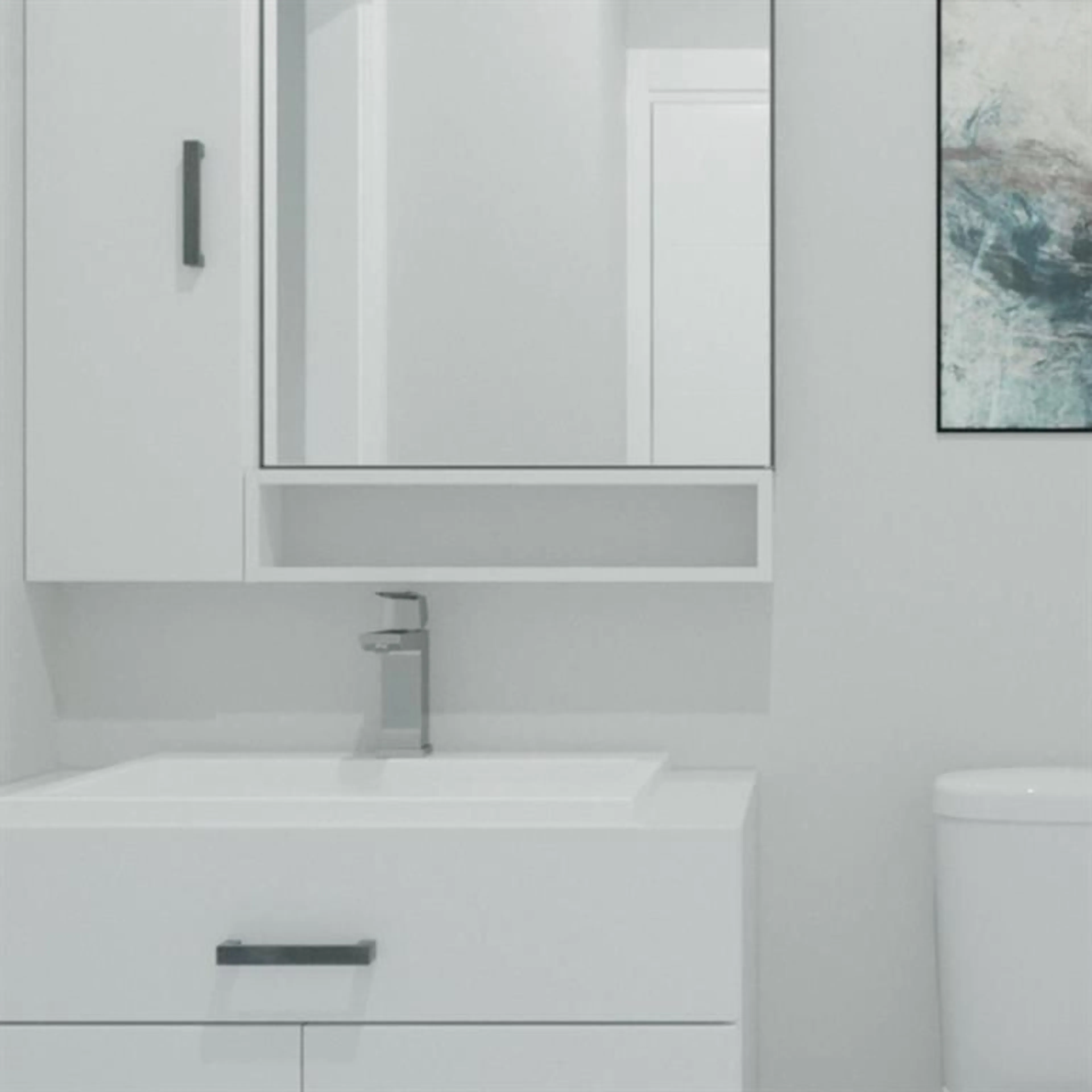 Contemporary bathroom, ceramic/tile floor for 205 - 10786 140, Surrey British Columbia V3T4N8