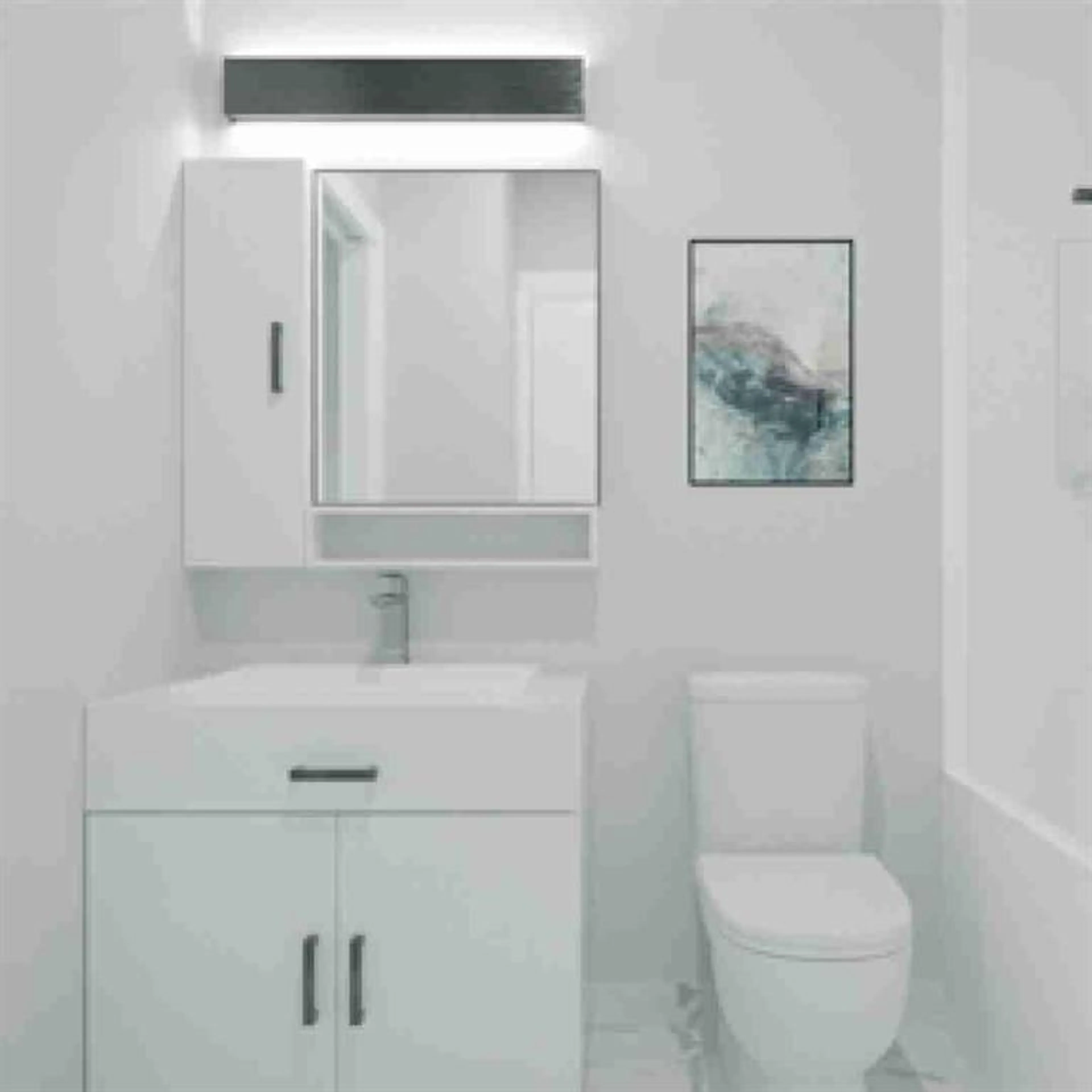Contemporary bathroom, ceramic/tile floor for 205 - 10786 140, Surrey British Columbia V3T4N8