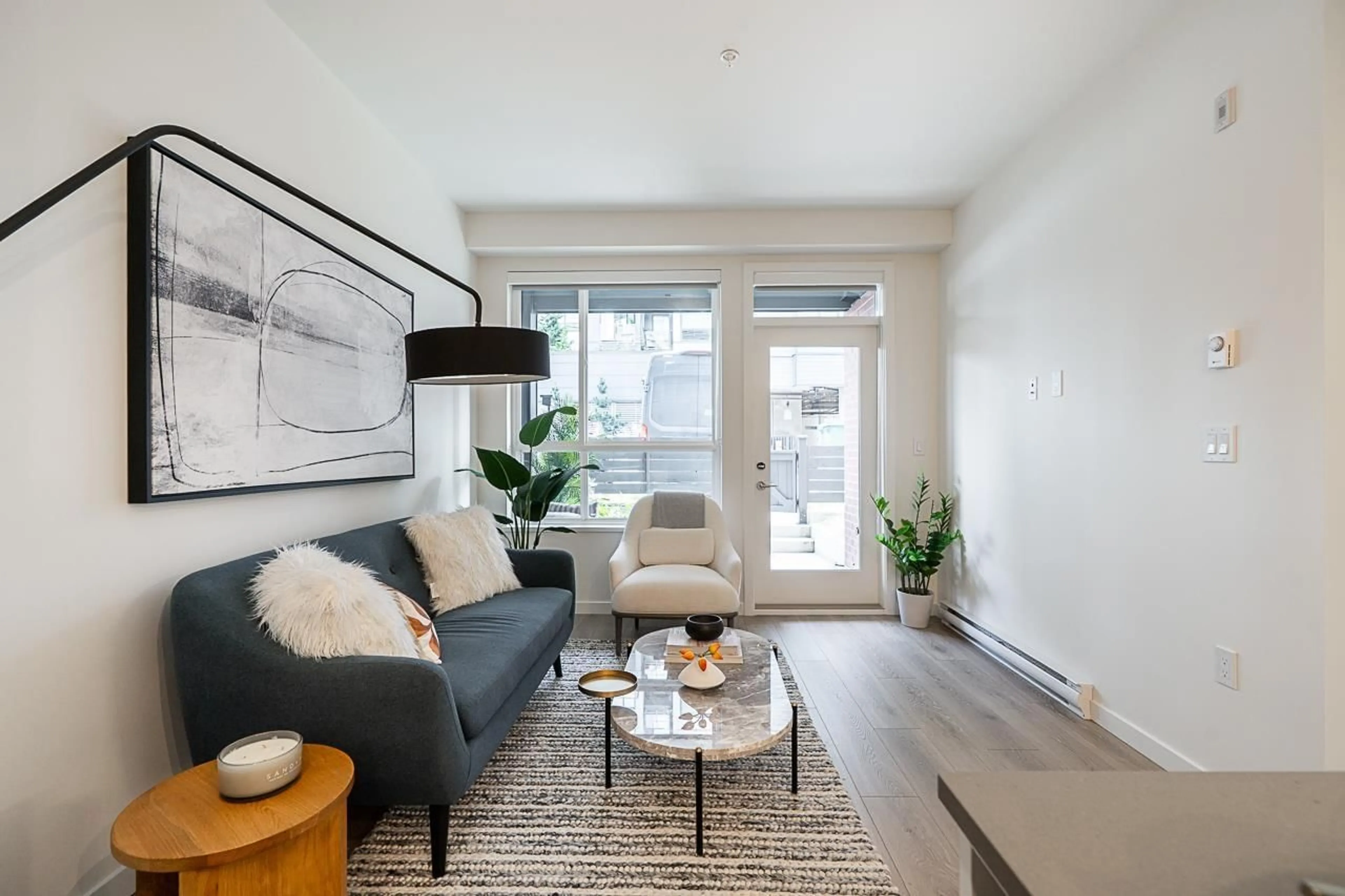 Living room with furniture, unknown for 610 - 7936 206, Langley British Columbia V2Y3X8