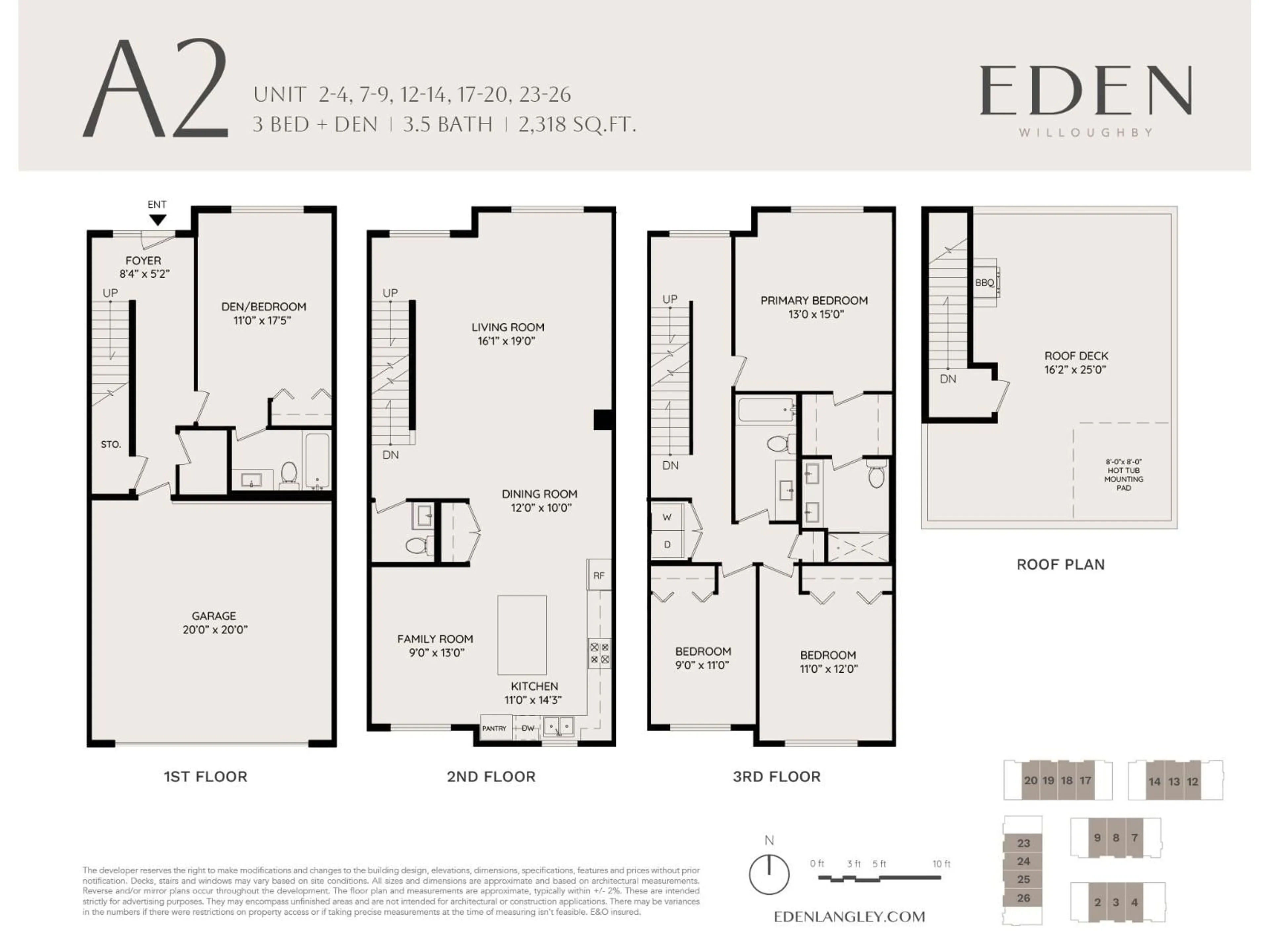 Floor plan for 23 - 20417 71B, Langley British Columbia V2Y3S7