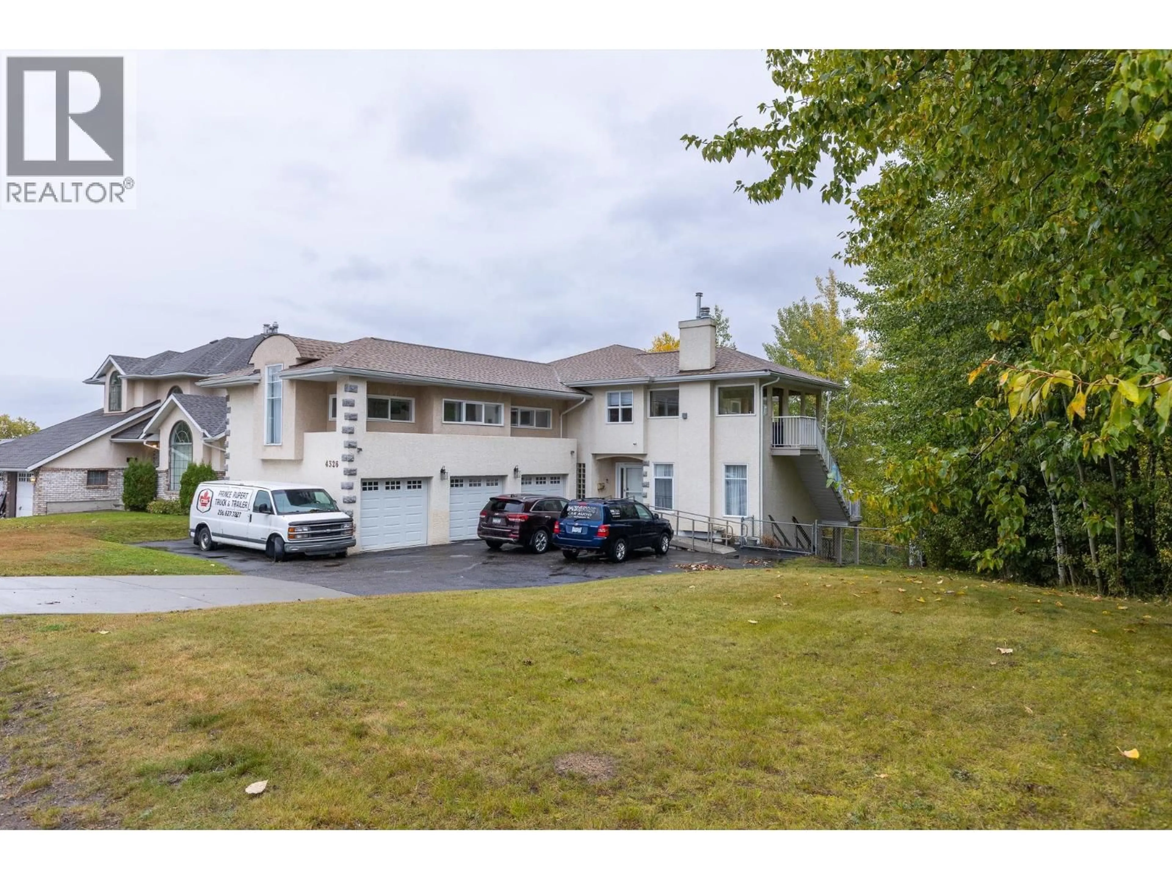 A pic from outside/outdoor area/front of a property/back of a property/a pic from drone, mountain view for 4326 BAKER ROAD, Prince George British Columbia V2N5J2
