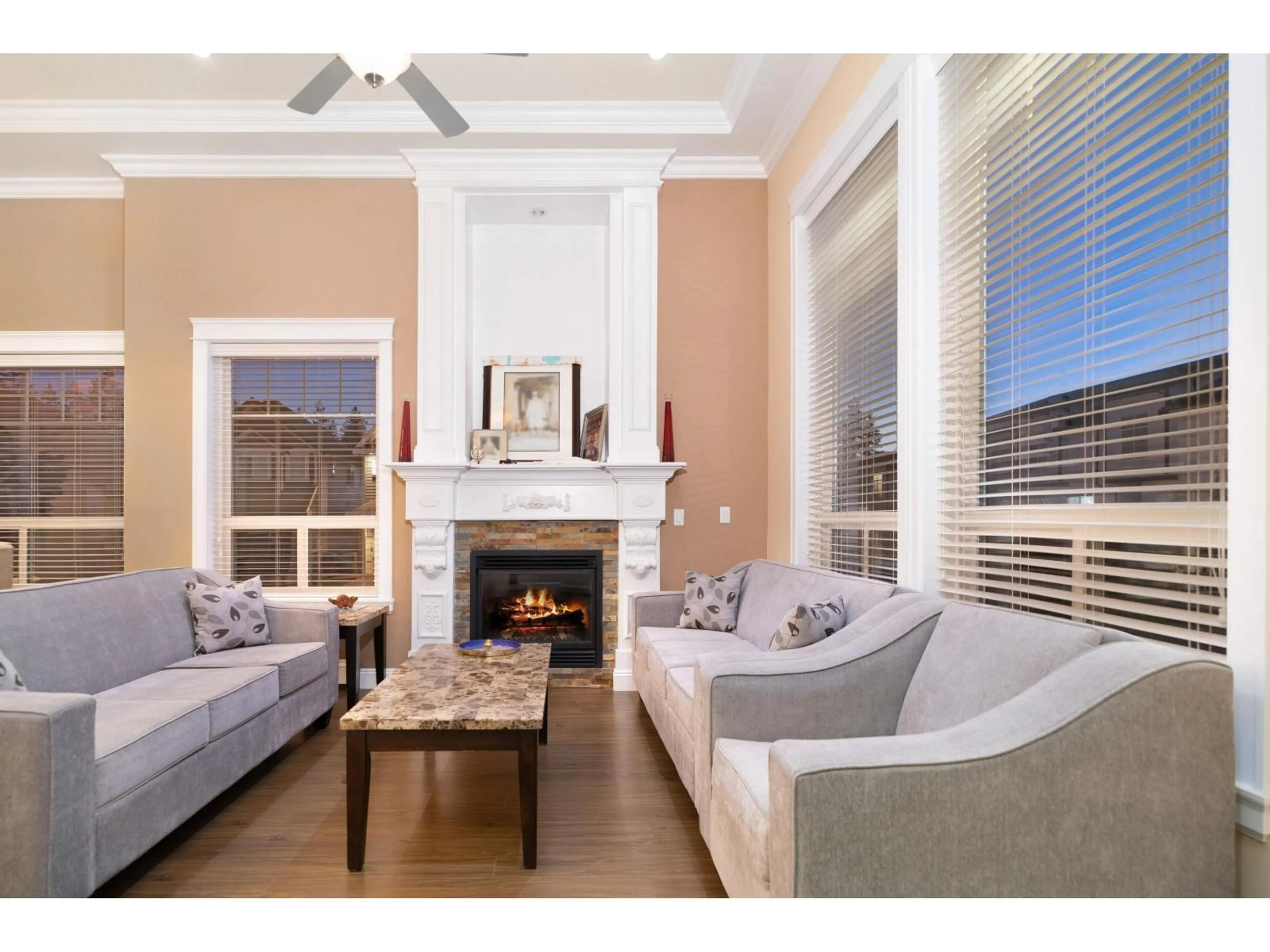 Living room with furniture, unknown for 5878 129, Surrey British Columbia V3X0C7