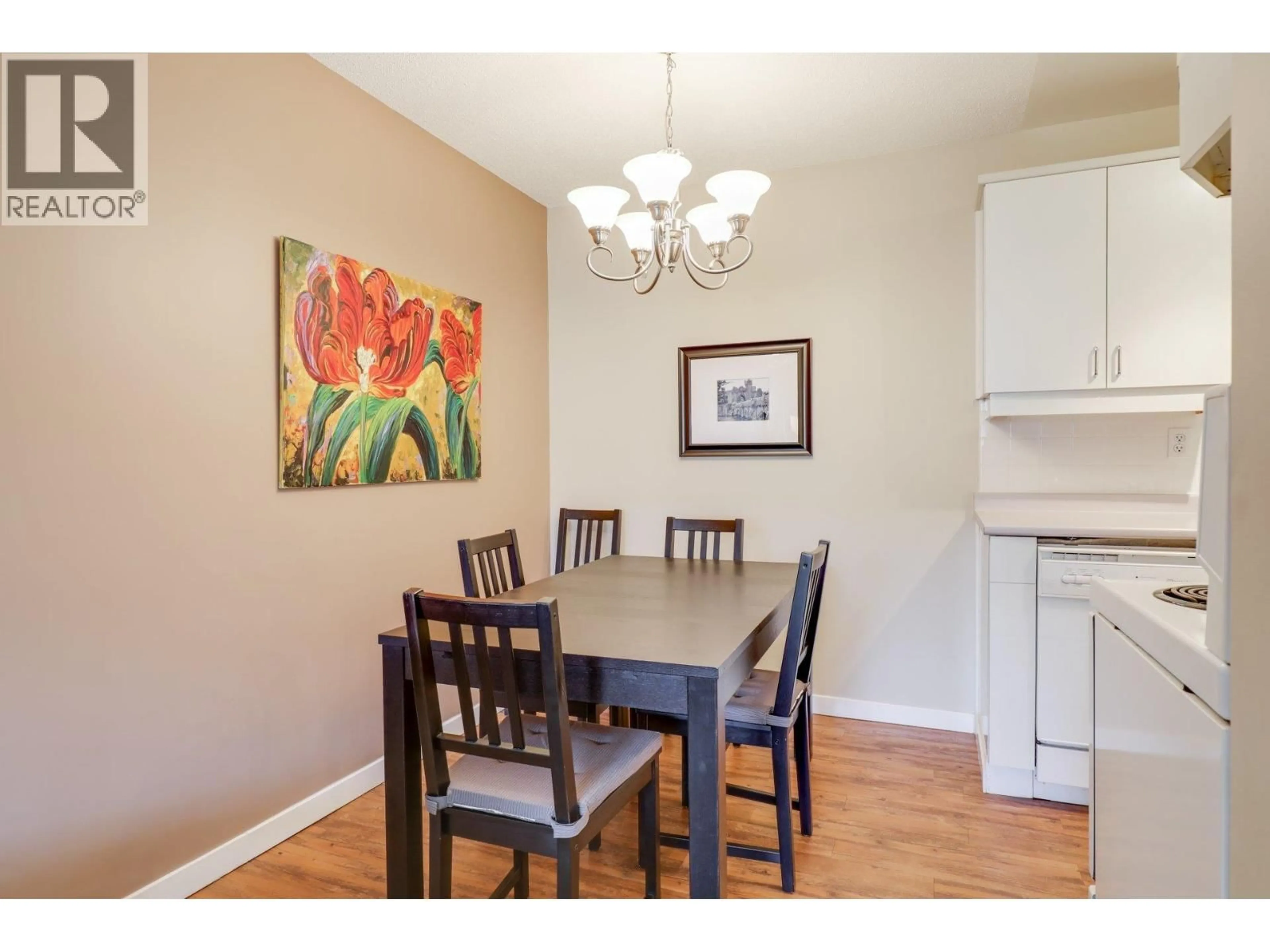 Dining room, wood/laminate floor for 302 - 330 1ST STREET, North Vancouver British Columbia V7L1B5