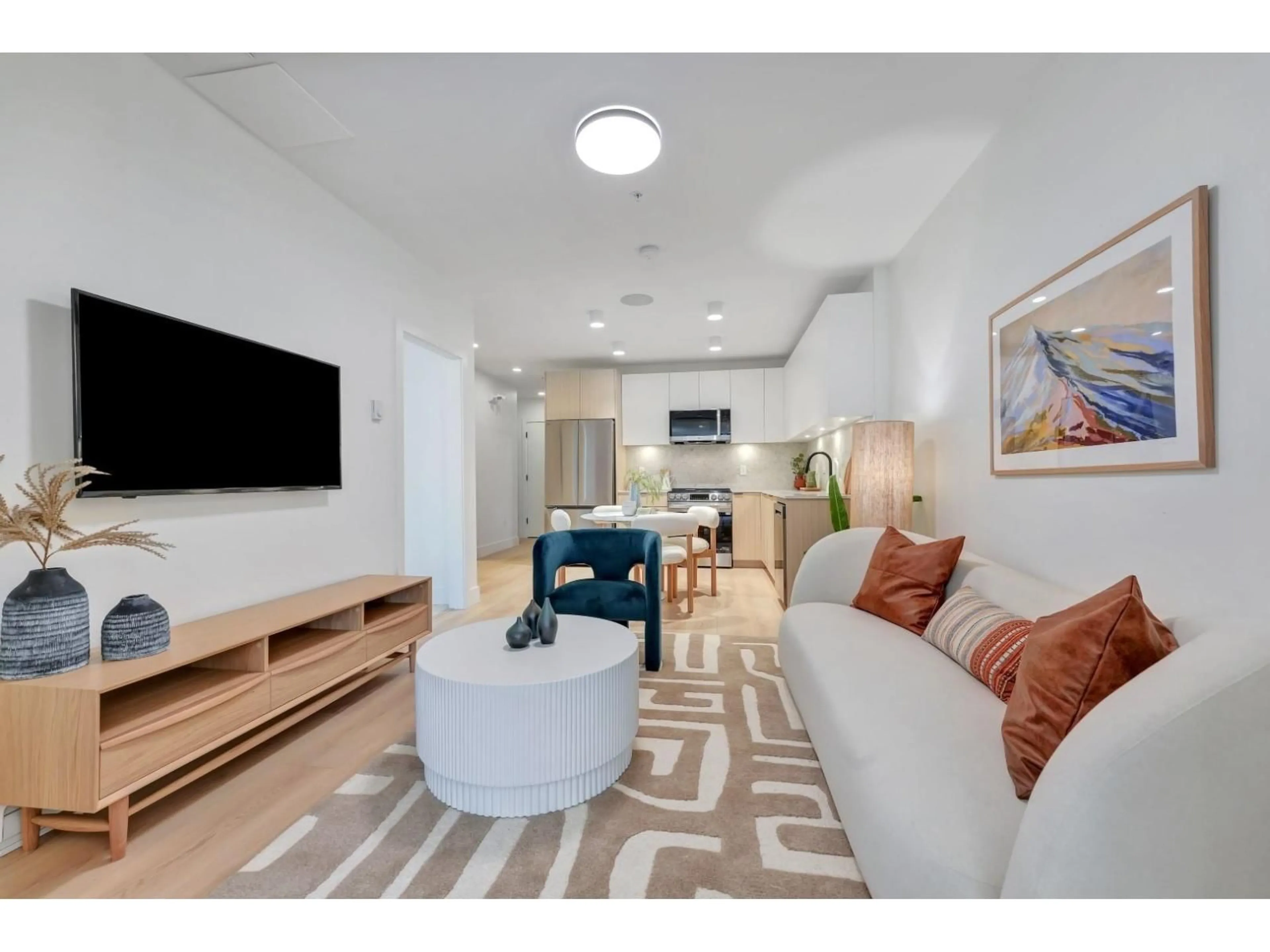 Living room with furniture, unknown for B502 - 5360 204TH, Langley British Columbia V0V0V0