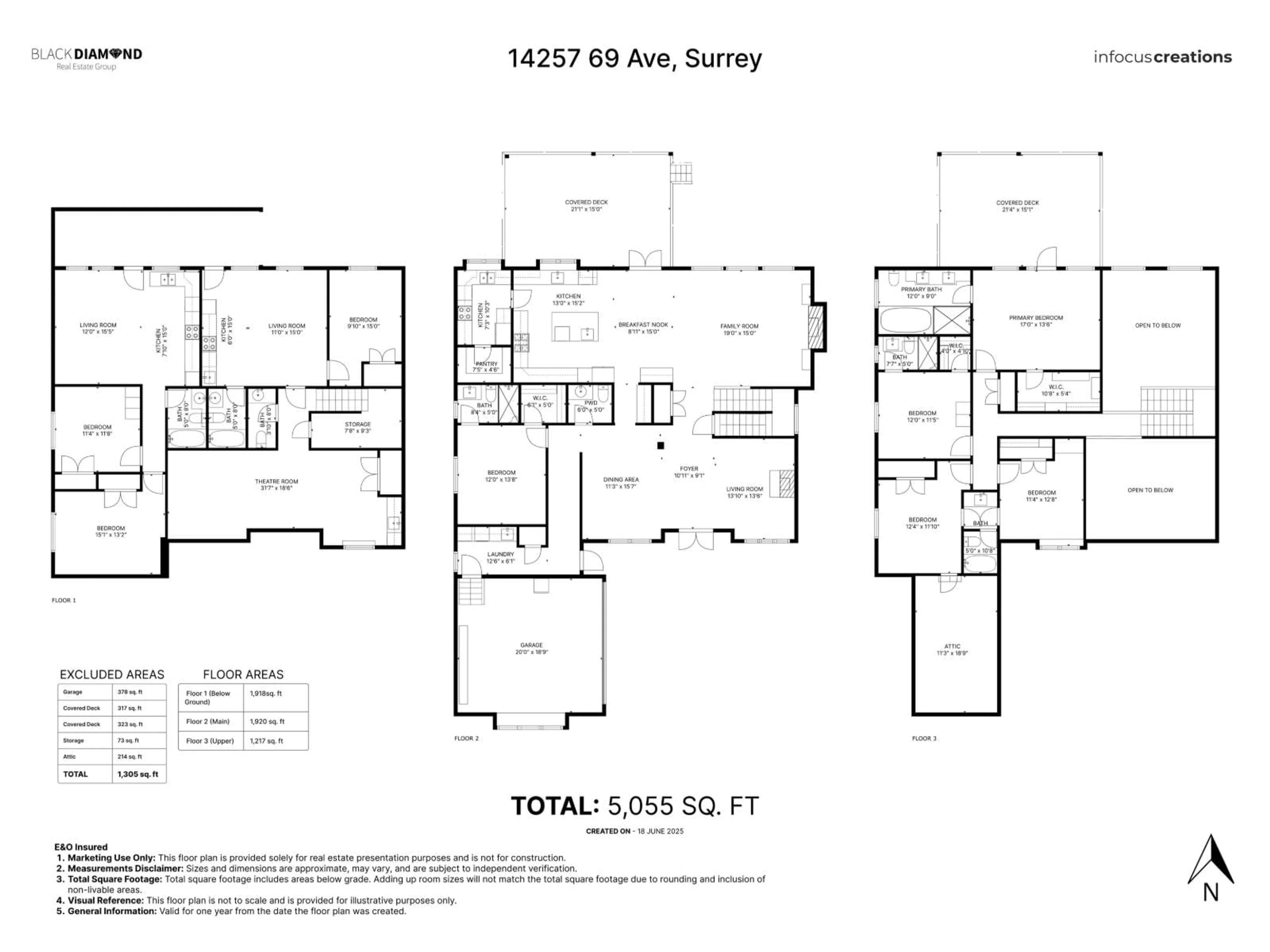 Floor plan for 14257 69, Surrey British Columbia V3W2H8