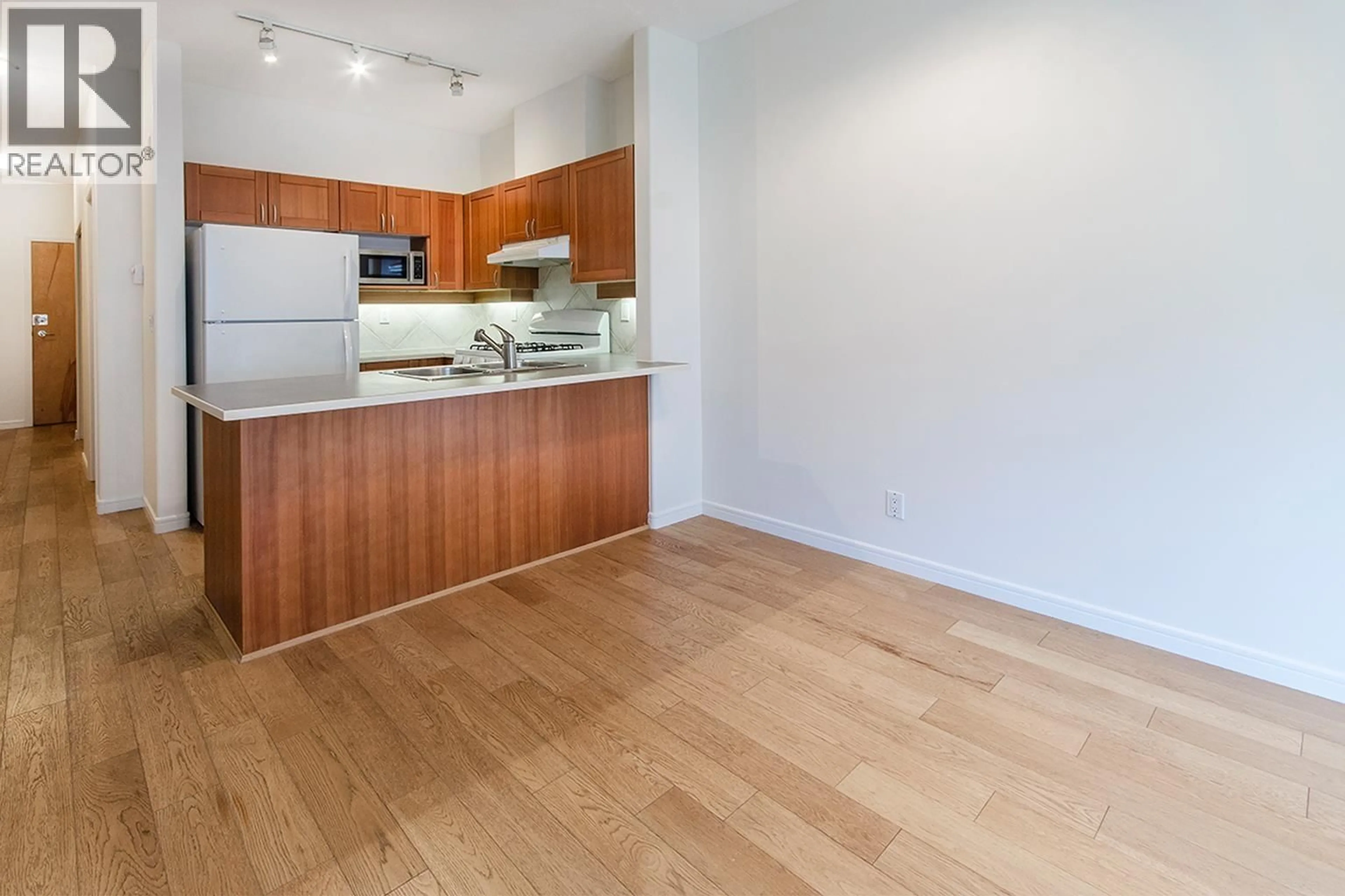 Standard kitchen, wood/laminate floor for 305 - 2688 VINE STREET, Vancouver British Columbia V6K4T6