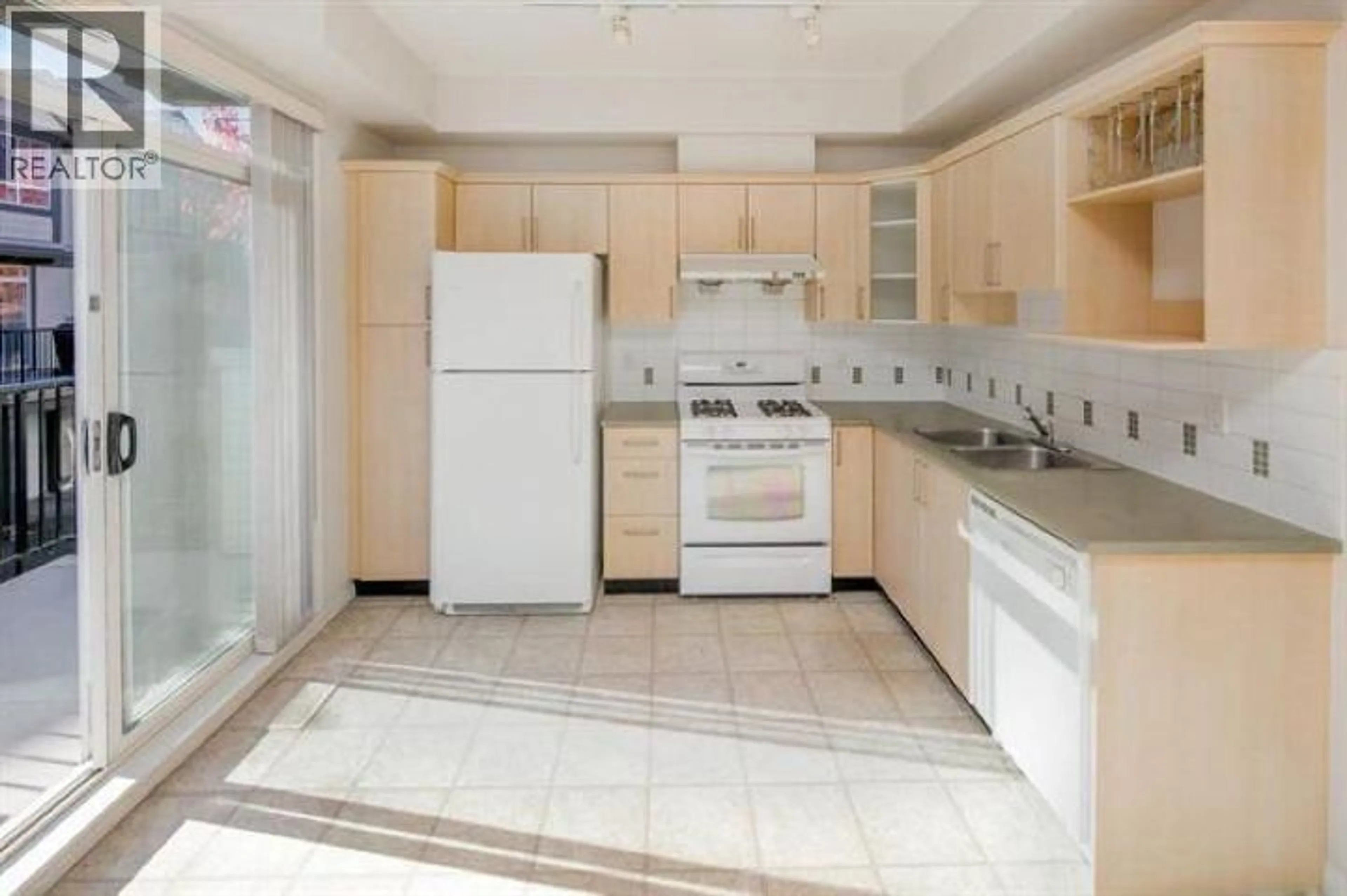 Standard kitchen, ceramic/tile floor for 14 - 6300 ALDER STREET, Richmond British Columbia V6Y4G5