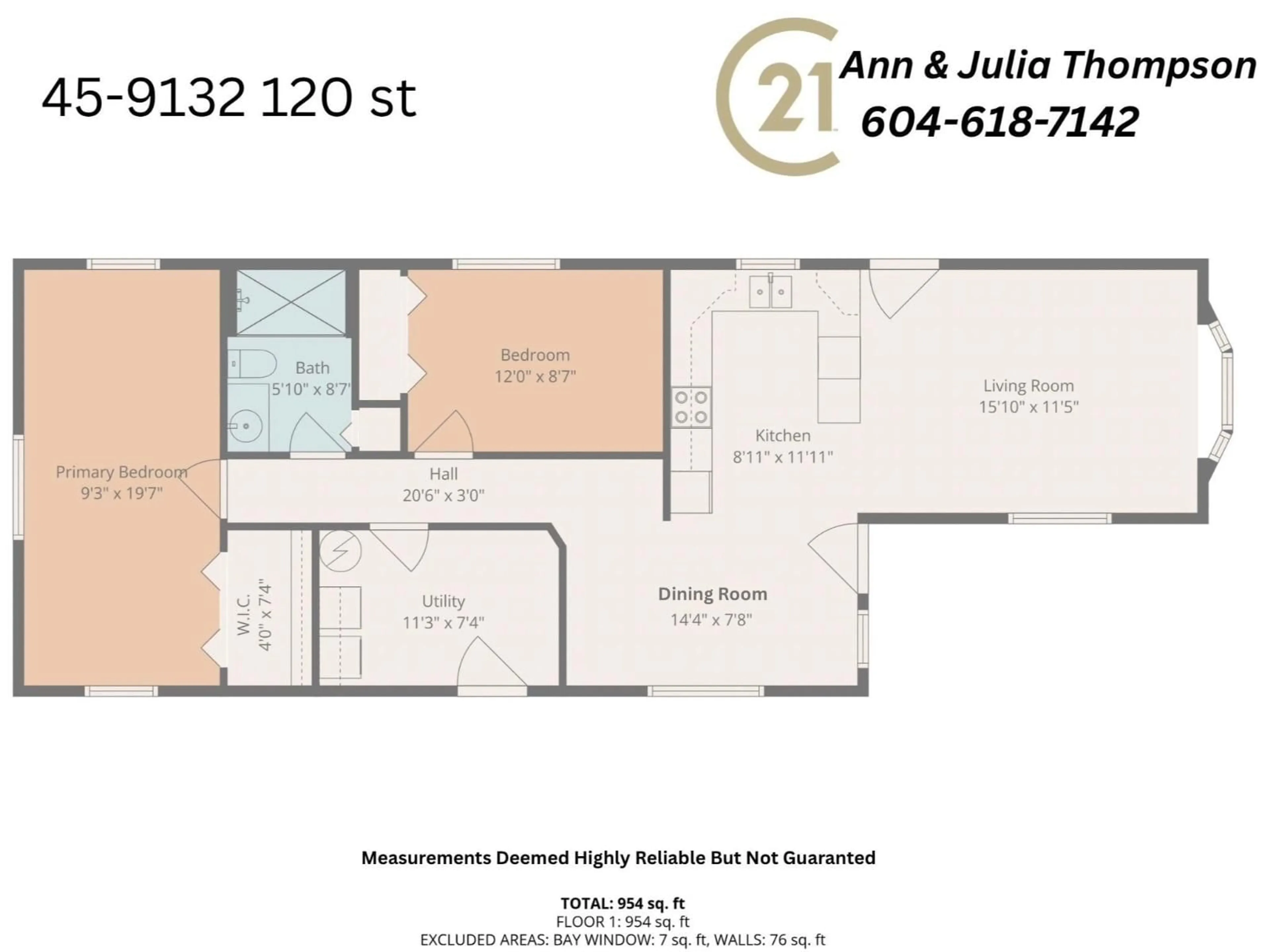 Floor plan for 45 - 9132 120, Surrey British Columbia V3V4B6
