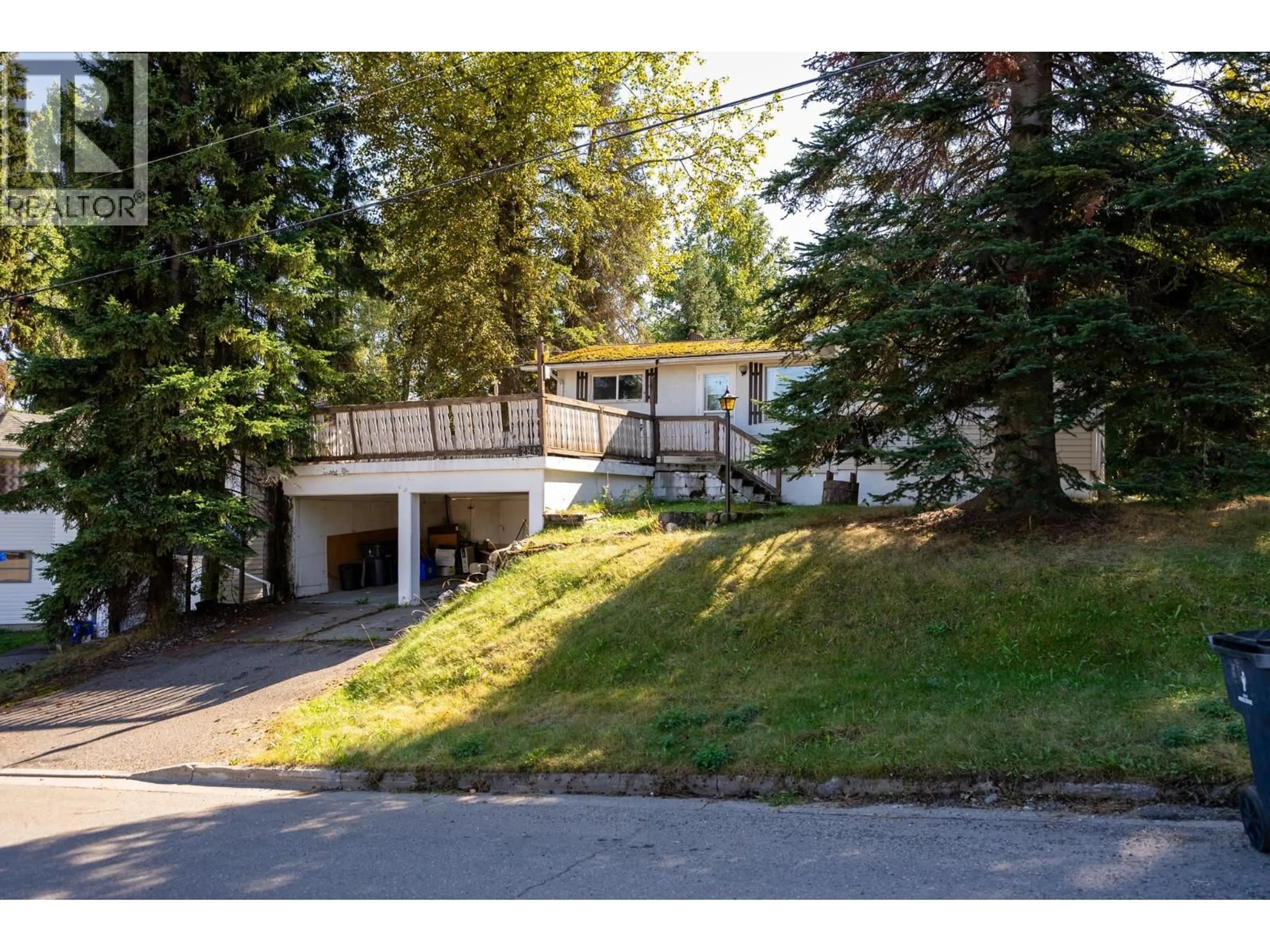 A pic from outside/outdoor area/front of a property/back of a property/a pic from drone, street for 2843 GOGOLIN ROAD, Prince George British Columbia V2N1N3
