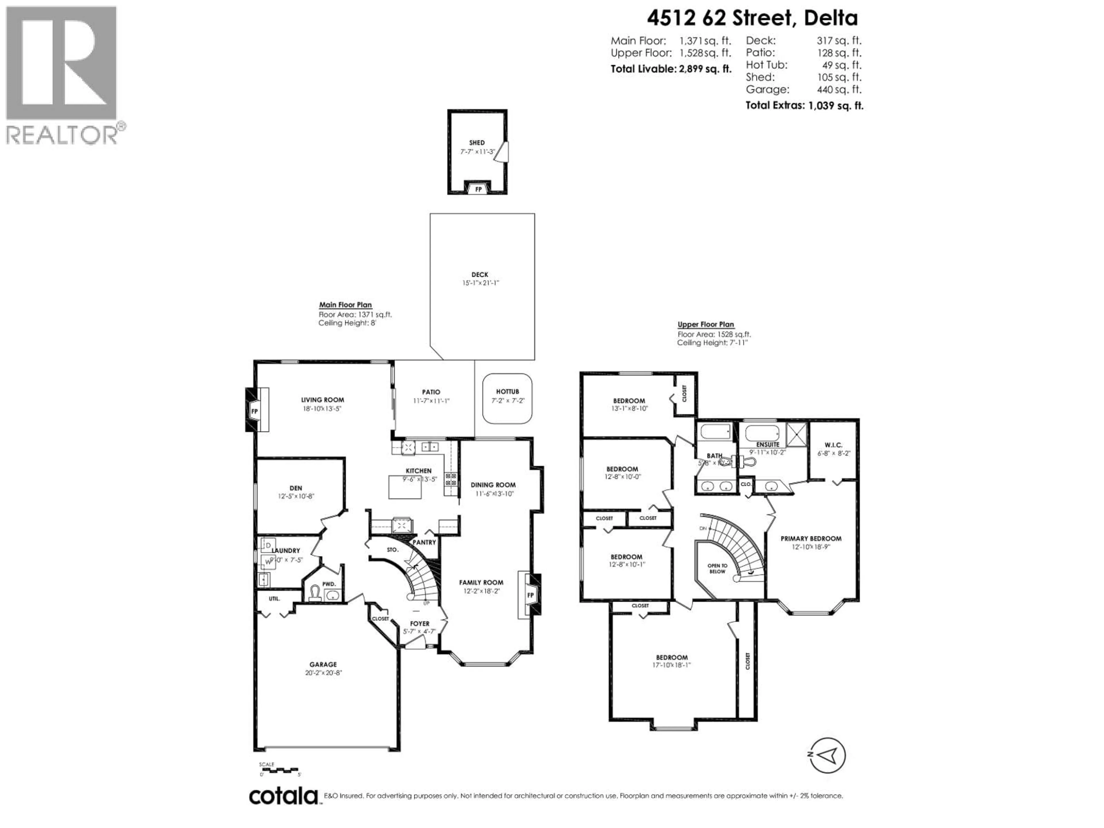 Floor plan for 4512 62 STREET, Delta British Columbia V4K3L7