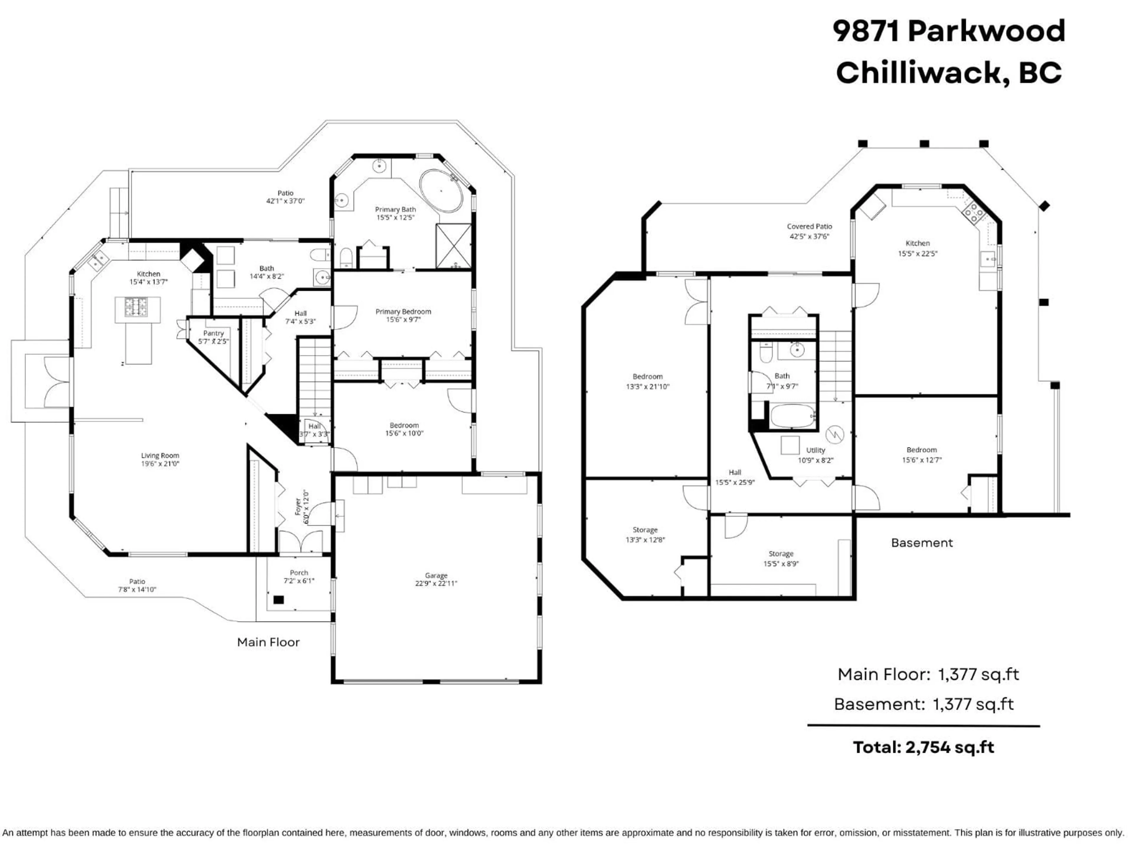 Floor plan for 9871 PARKWOOD DRIVE, Rosedale British Columbia V0X1X1